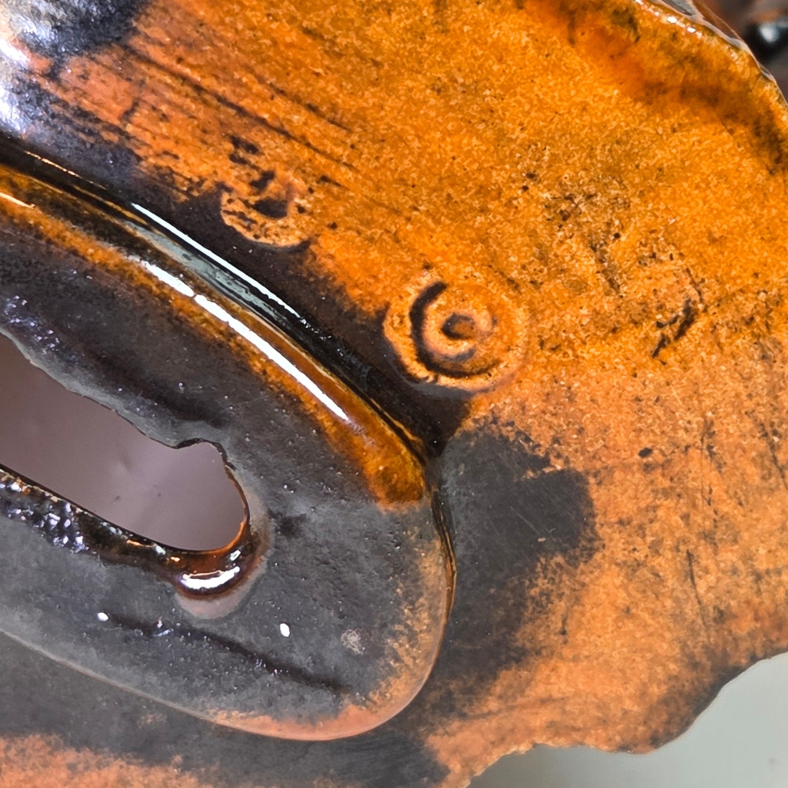 Vintage Ceramic Figurine Native American Girl Holding Pottery Brown Glaze 7.75"