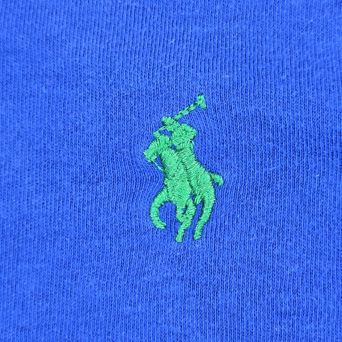 Polo Ralph Lauren Custom Fit Long Sleeve Polo Shirt XXL 100% Cotton Blue