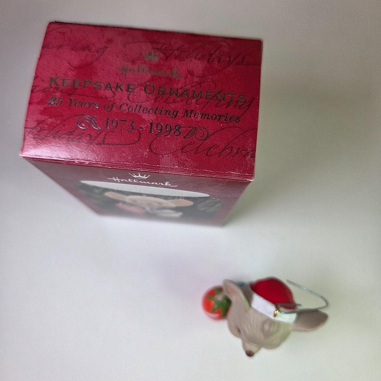 Hallmark Keepsake Ornament Feliz Navidad Mouse 1998