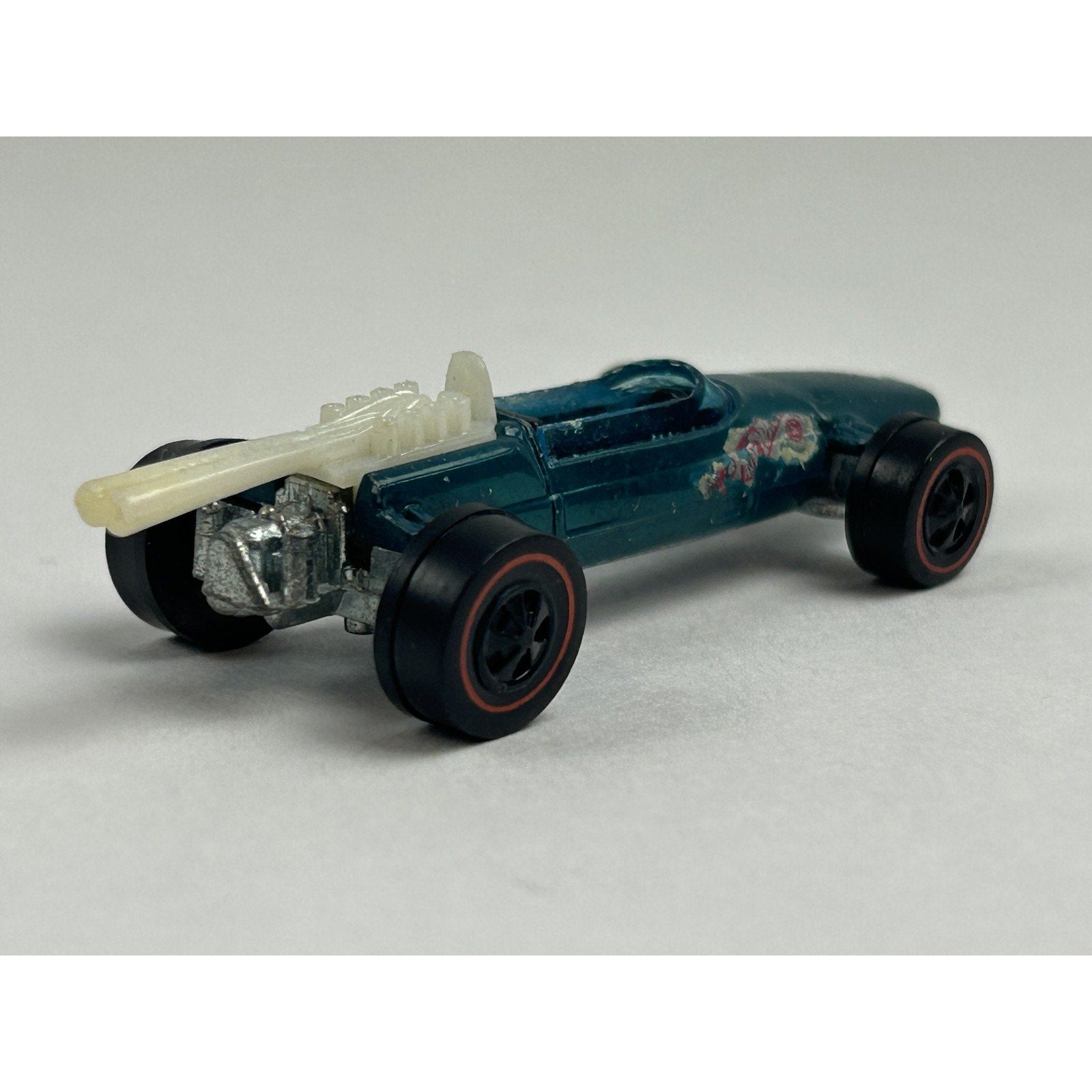 Vintage Hot Wheels Brabham Repco F1 Blue Redline 1969 Diecast Car
