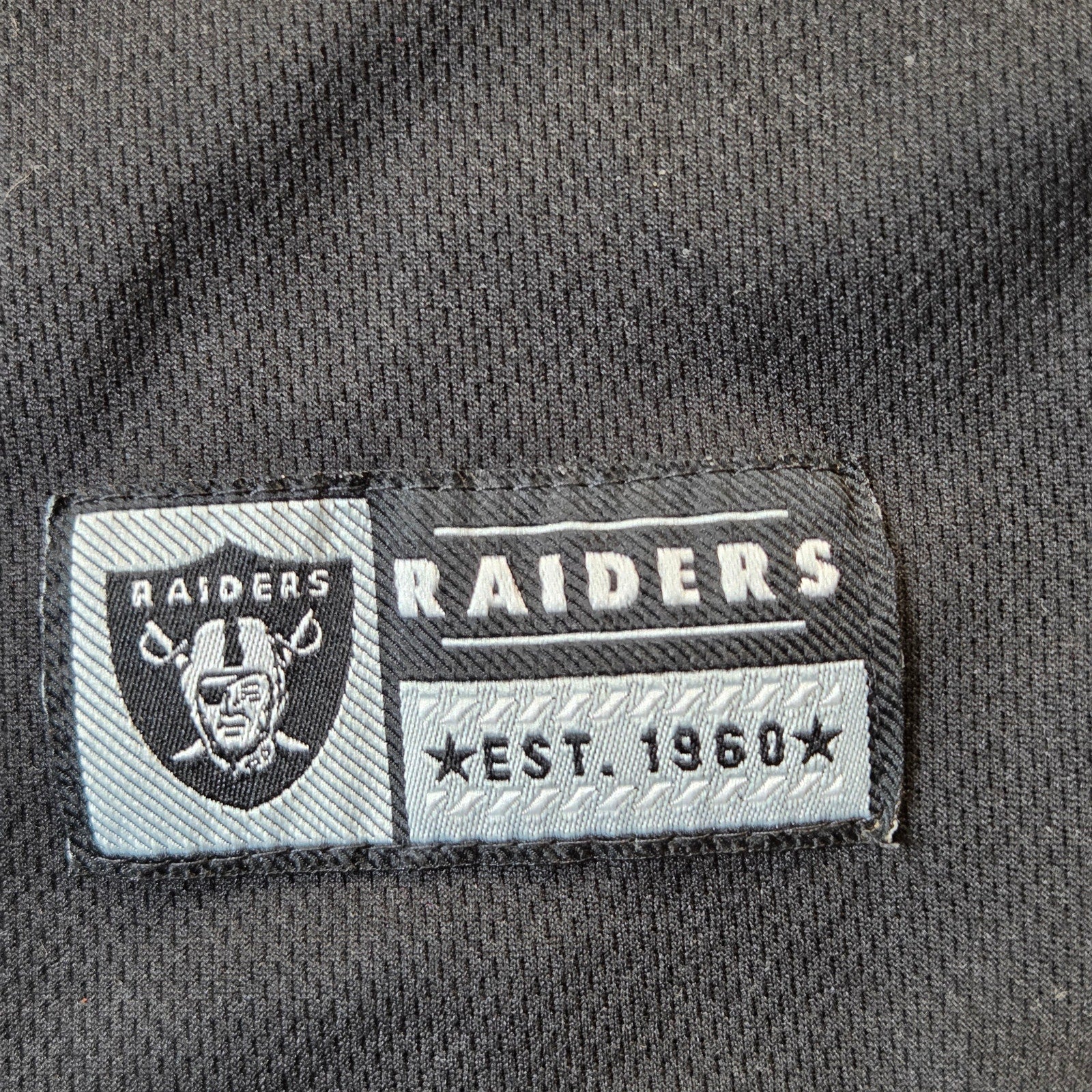Las Vegas Raiders NFL Team Apparel Baseball Style Jersey Size Large