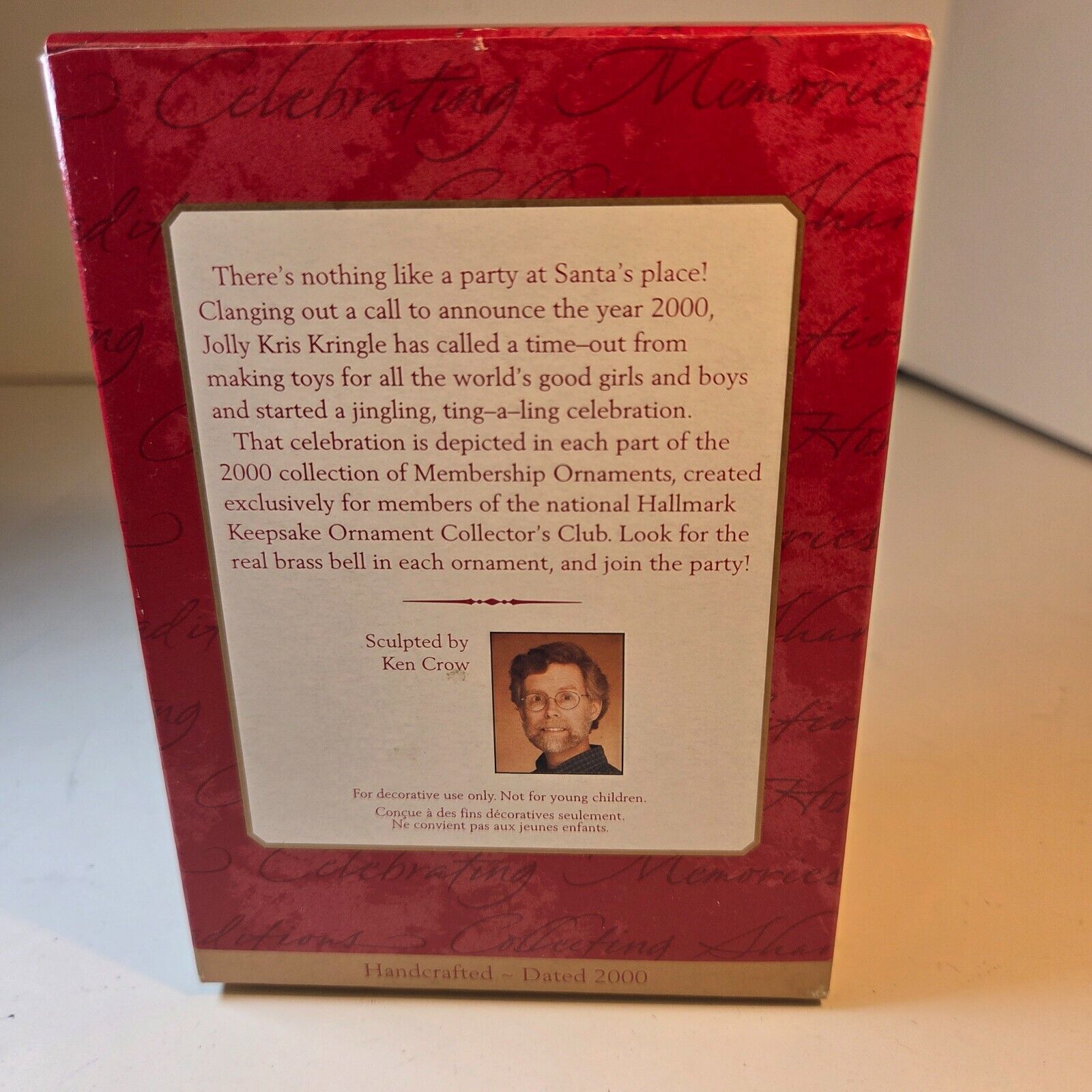 Hallmark Keepsake Ornament Jingle Bell Kringle 2000