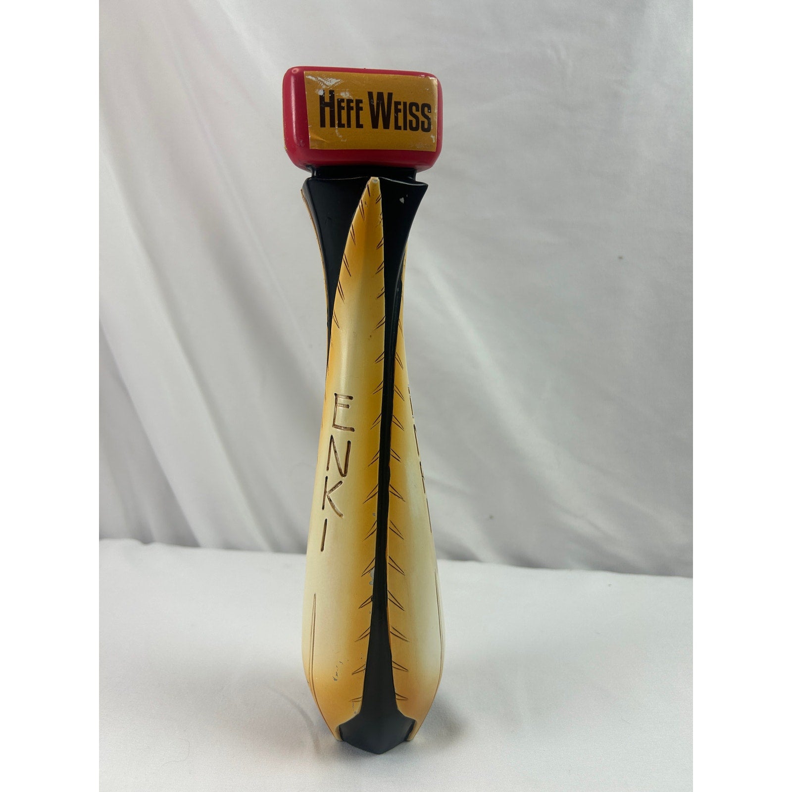 ENKI Hootenanny Hefe Weiss Beer Tap Handle Minnesota Brewing 10.5in Wheat Ale