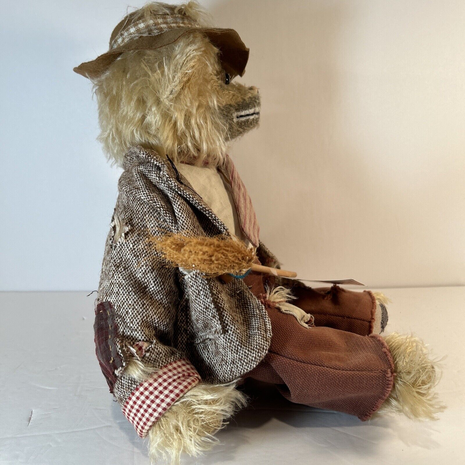 Emmett Kelly Cooperstown Bears Limited Edition 184/1000 w/COA & Broom 1998