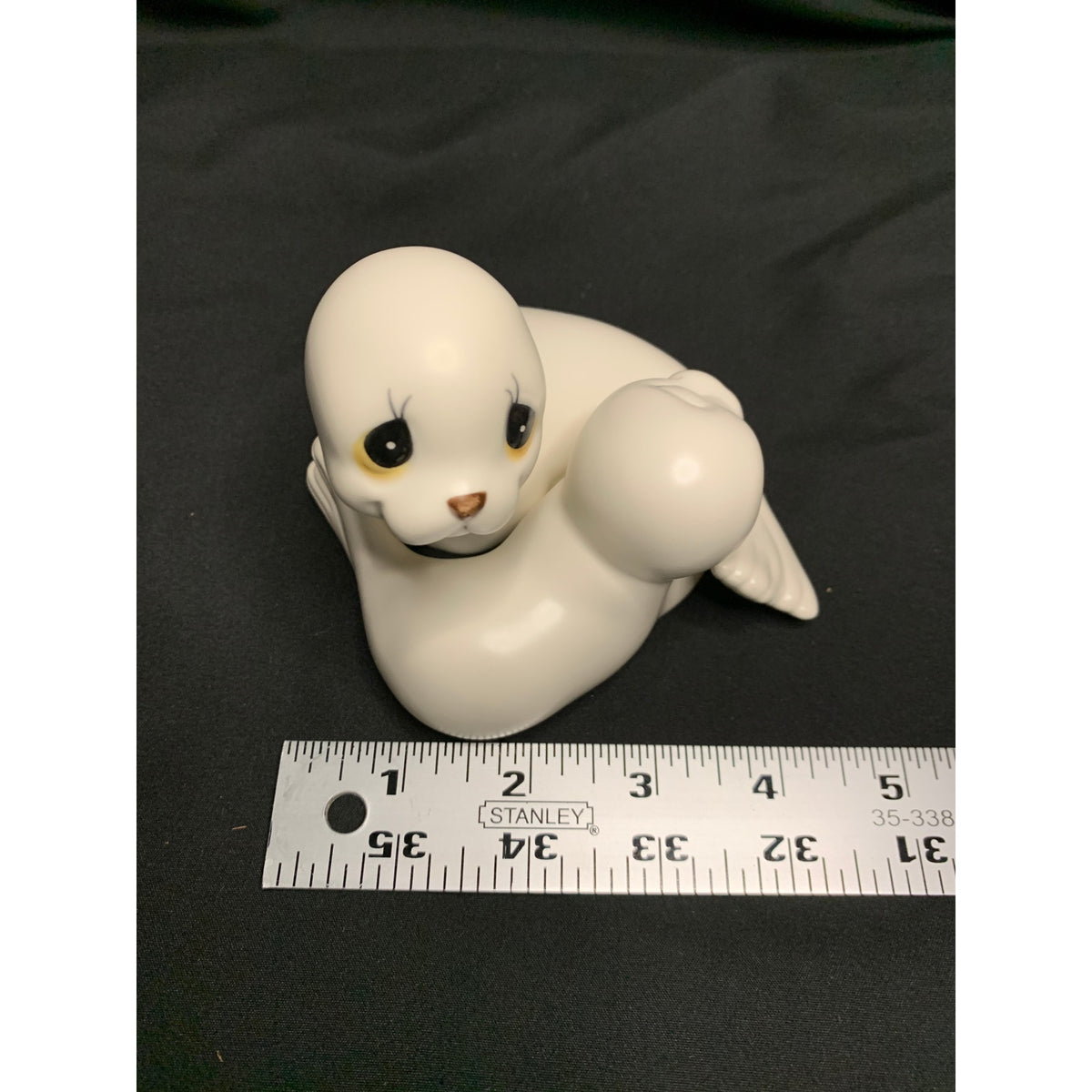 Vintage Home Interiors HOMCO Baby Seal Ceramic Figurines Pair 1145 Box