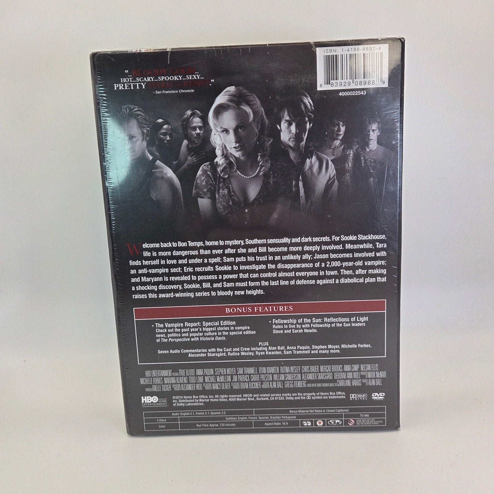 True Blood Season 2 DVD HBO Original Series Anna Paquin New Sealed