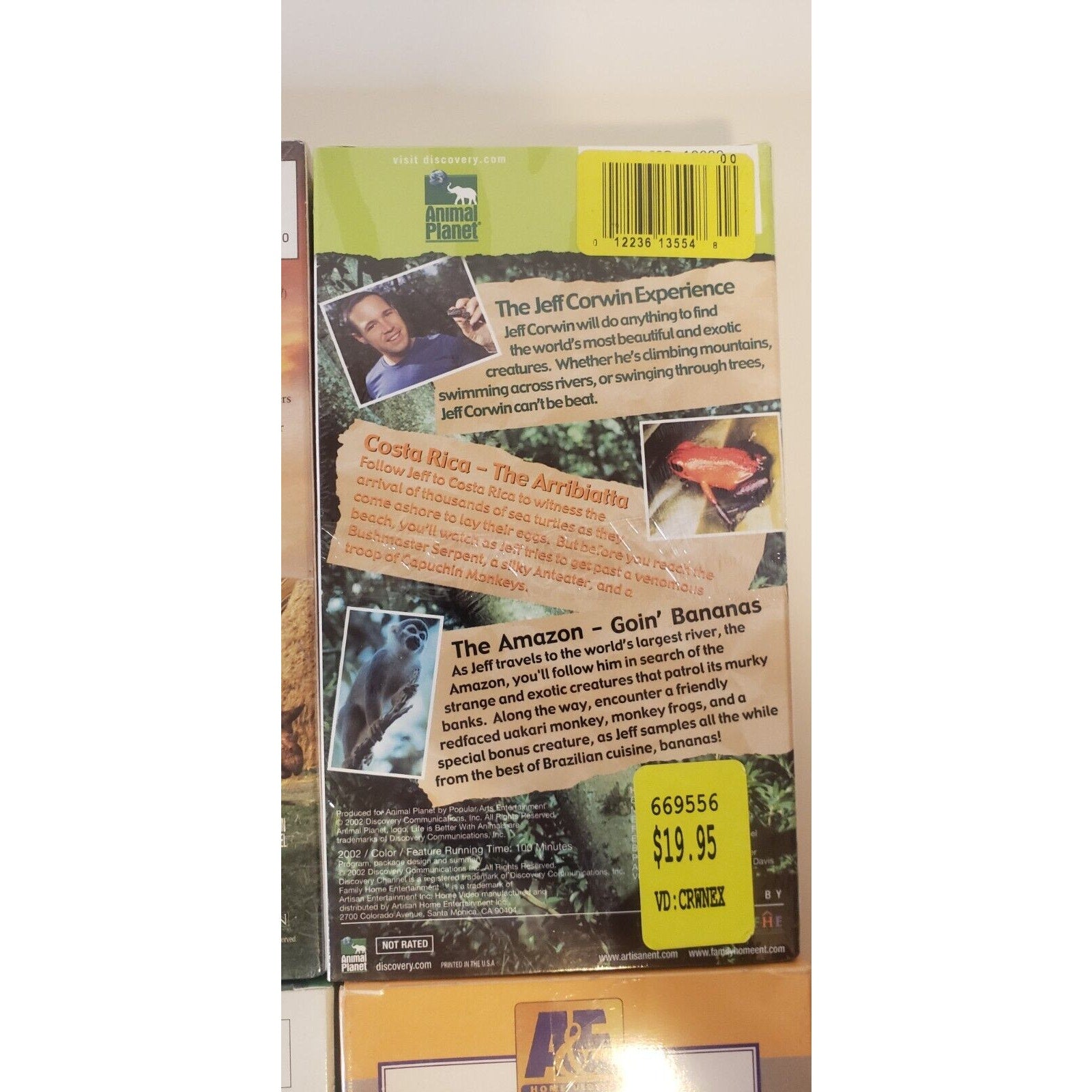 VHS New Sealed Lot of 6 Animal Themed Tapes