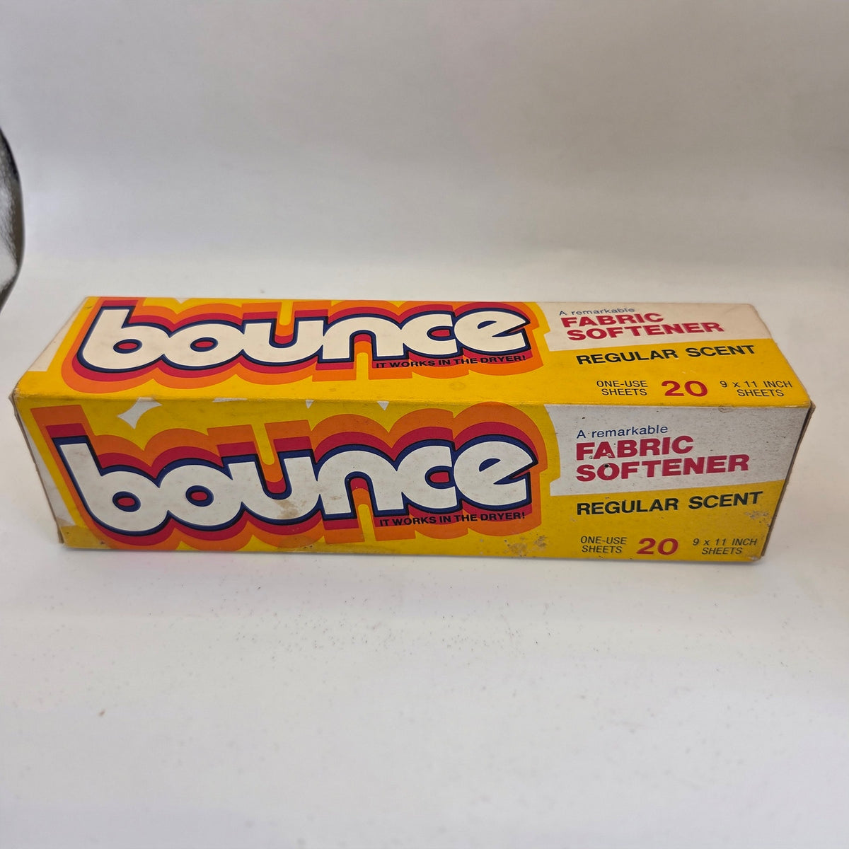 Vintage Bounce Fabric Softener 20 Dryer Sheets Sealed Box Movie Prop P&G