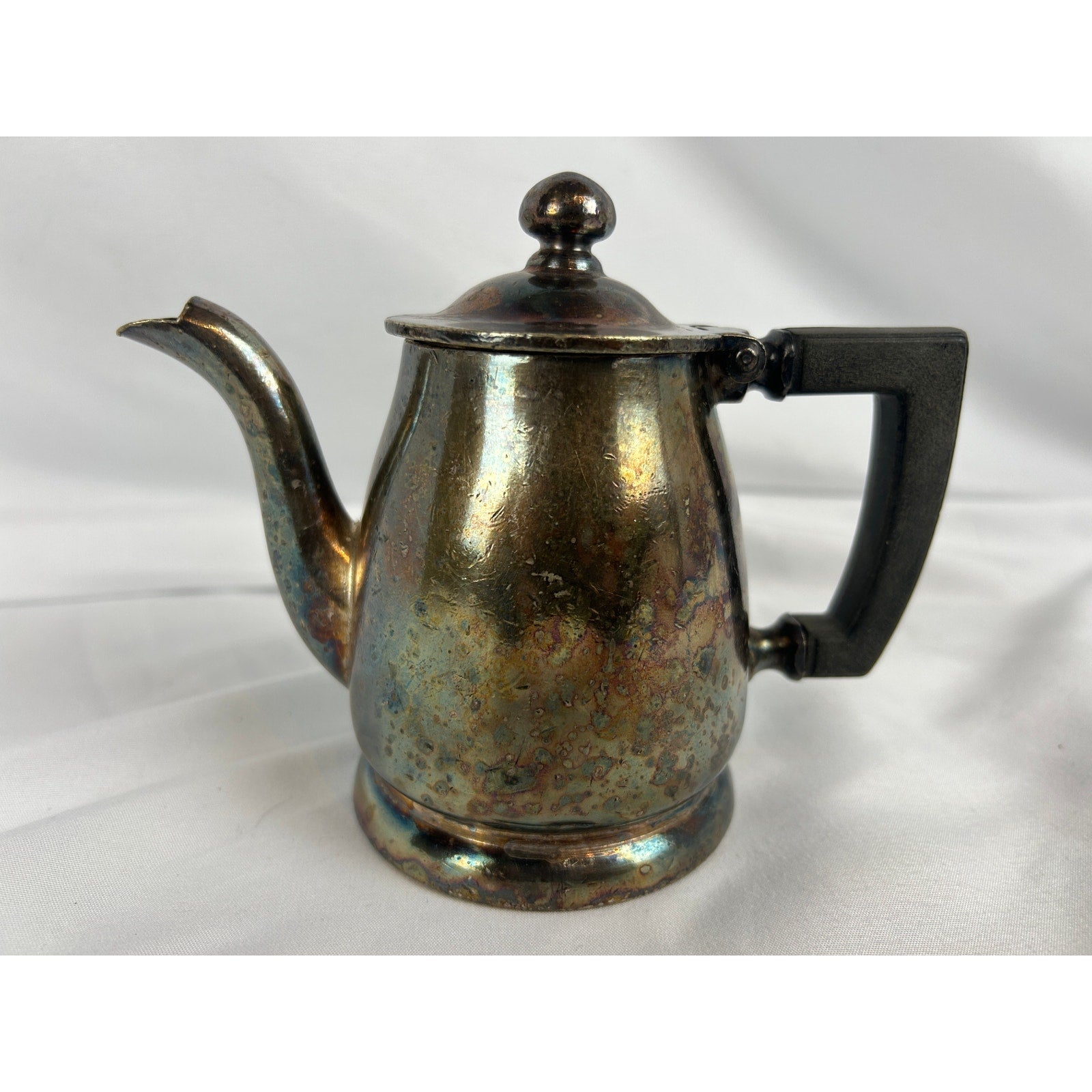 Marquette Silverplate Mini Teapot Victor S Co Creamer Coffee Pot