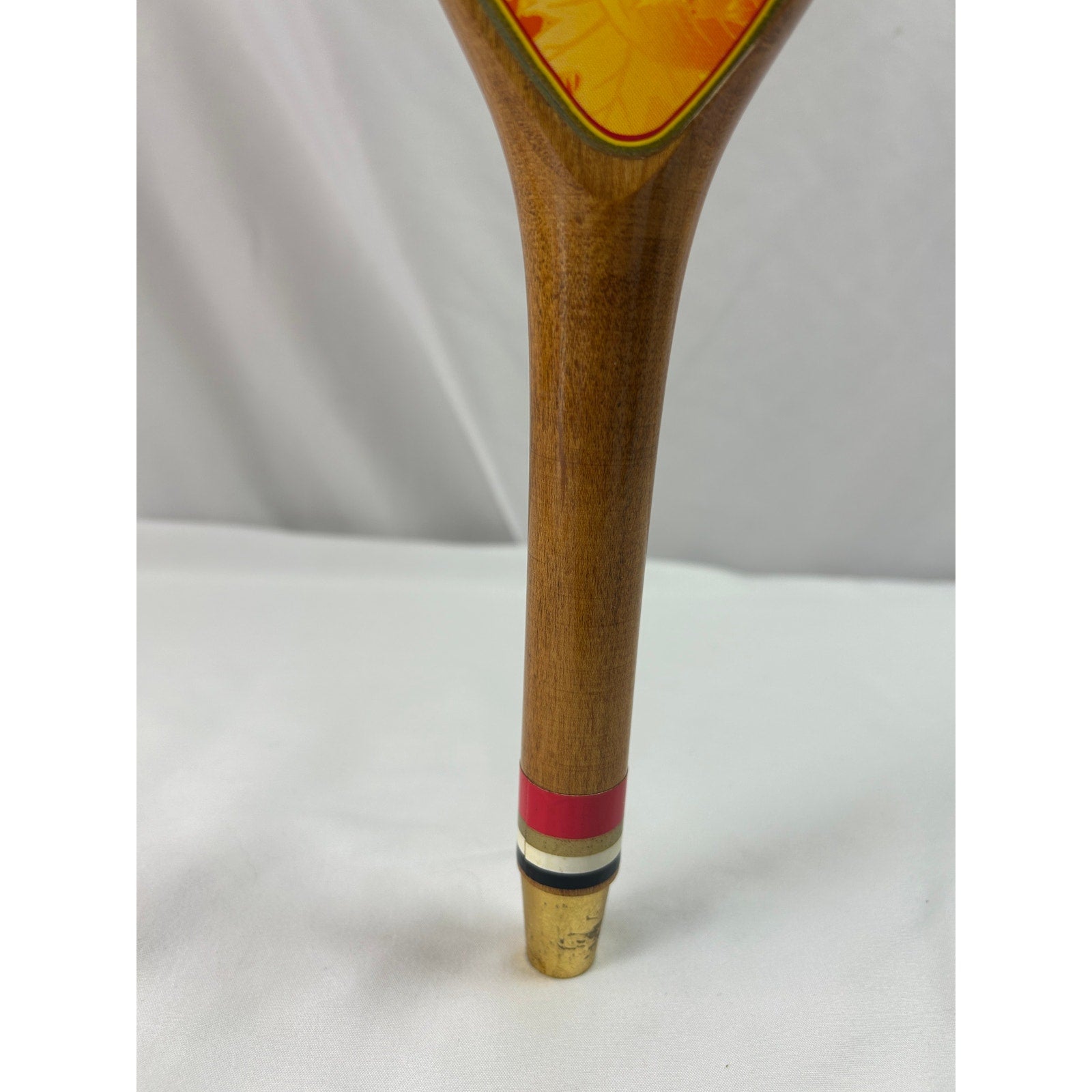 Leinenkugels Autumn Gold Lager Wood Beer Tap Handle Vintage Wisconsin Breweriana