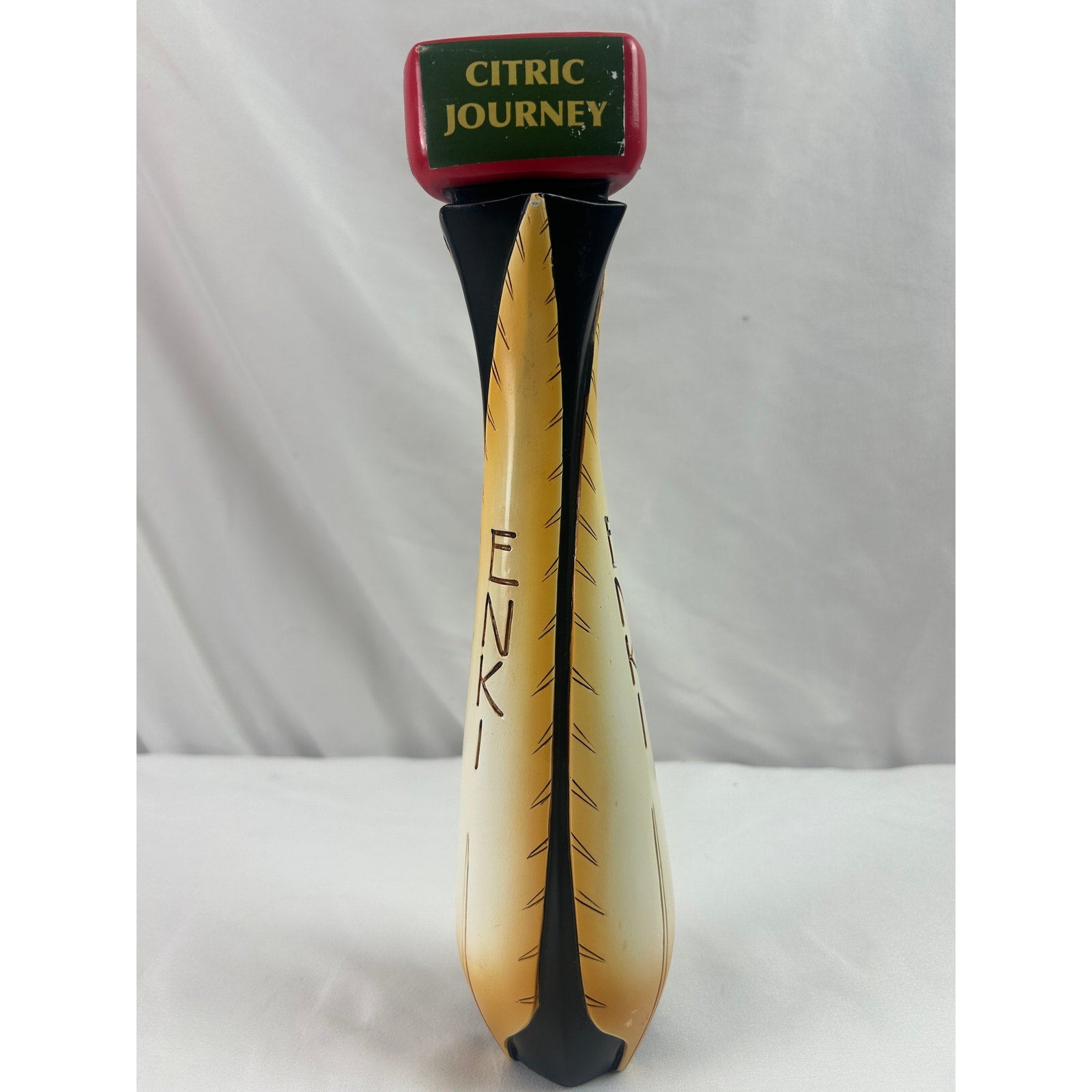 Enki Brewing Citric Journey Pale Ale Beer Tap Handle Victoria MN 2013 Rare