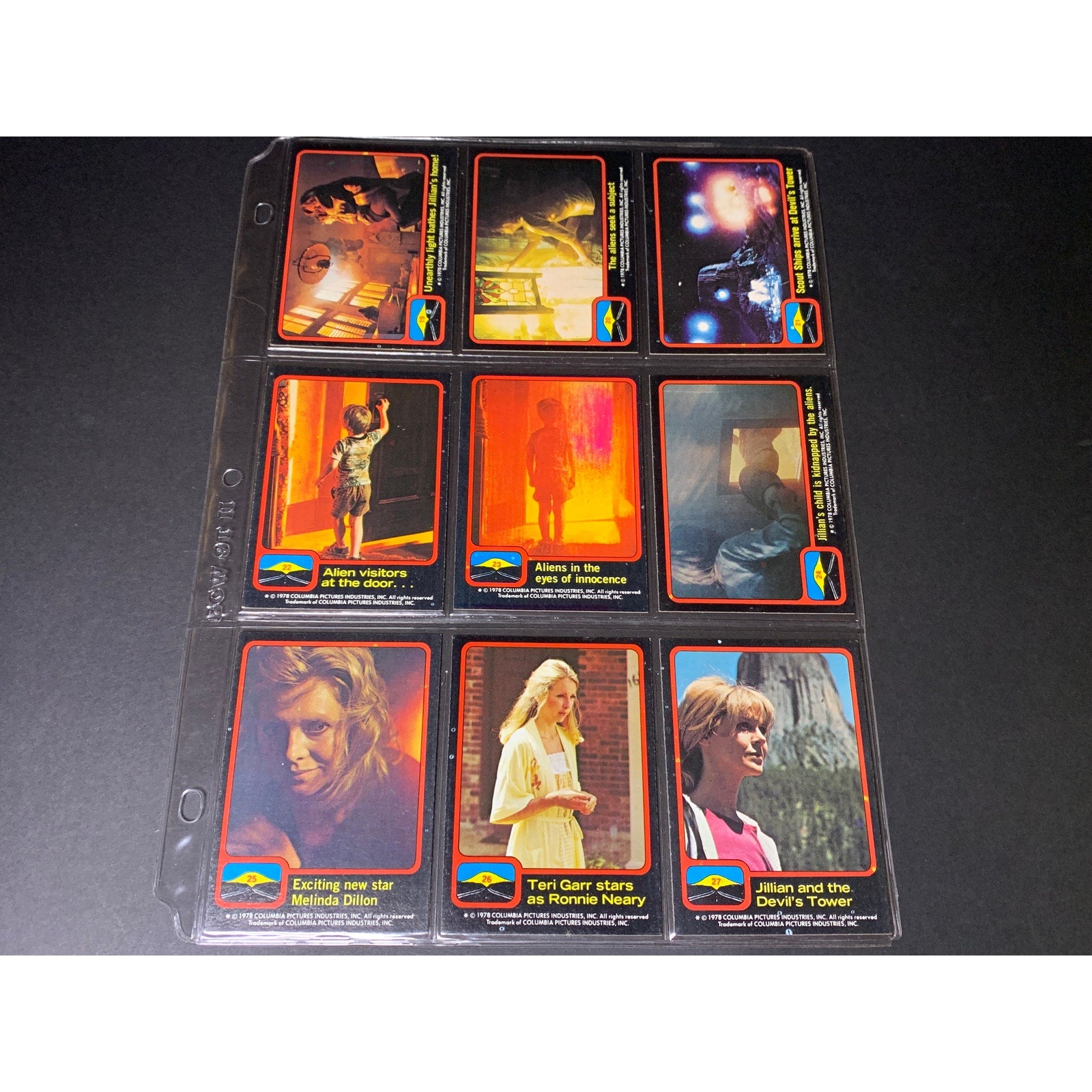 1978 Topps Close Encounters Of The Third Kind Card Set  + Stickers