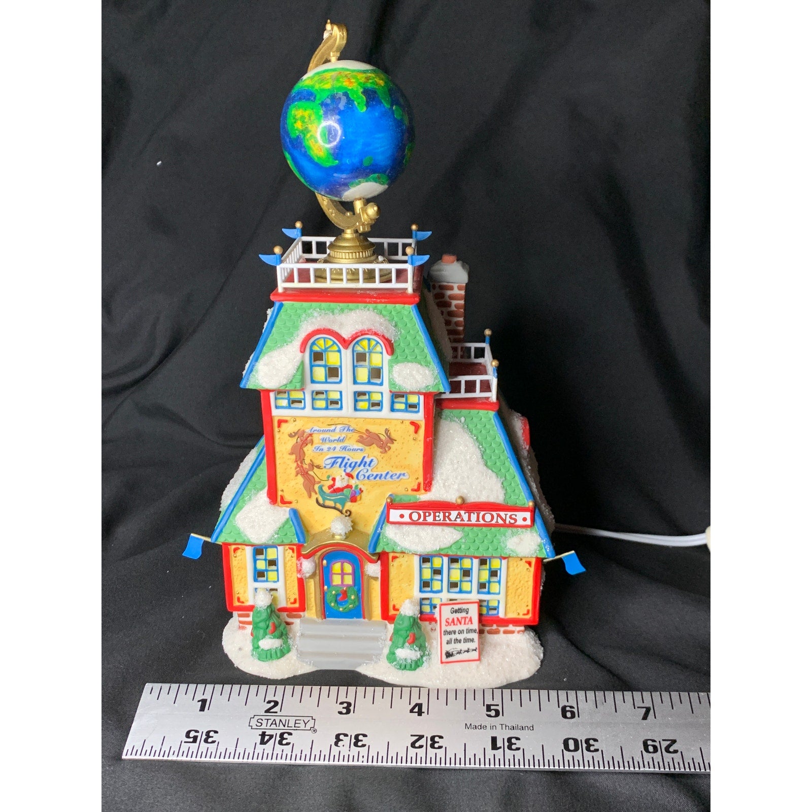 Dept 56 North Pole Around the World 24 Hours Flight Center 56.56790 Box