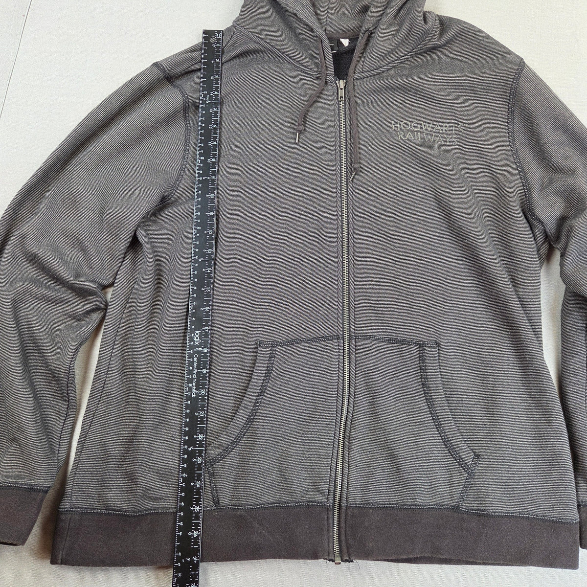 Harry Potter Hogwarts Railways Full Zip Hoodie Universal Studios Mens XL