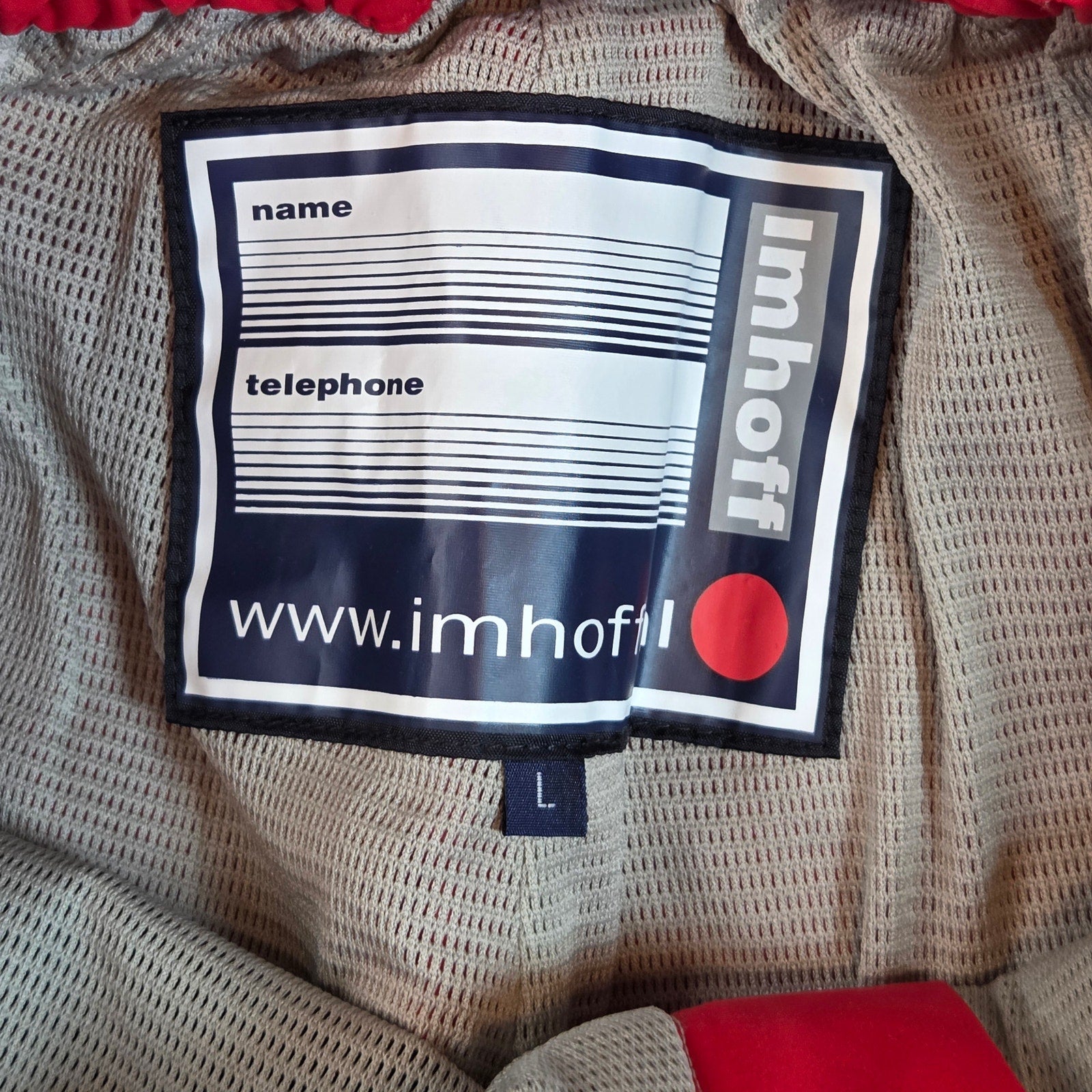 Imhoff Sailing Shorts NWT Mens L Red Marine Deck Gear Polyamide Pockets