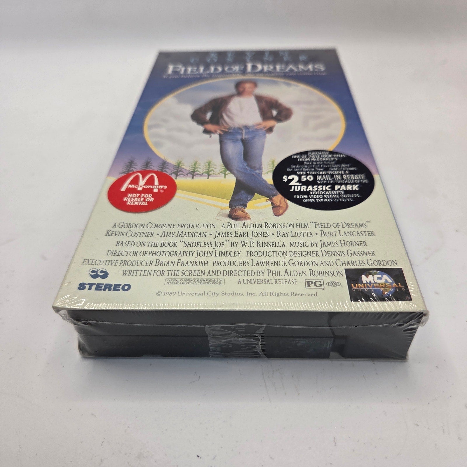 Field of Dreams VHS Sealed McDonalds Promo Edition Kevin Costner 1989 MCA