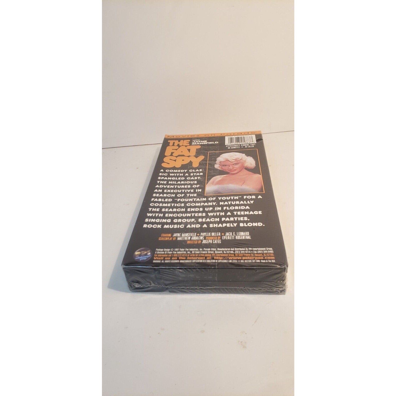 The Fat Spy VHS New Sealed Jayne Mansfield