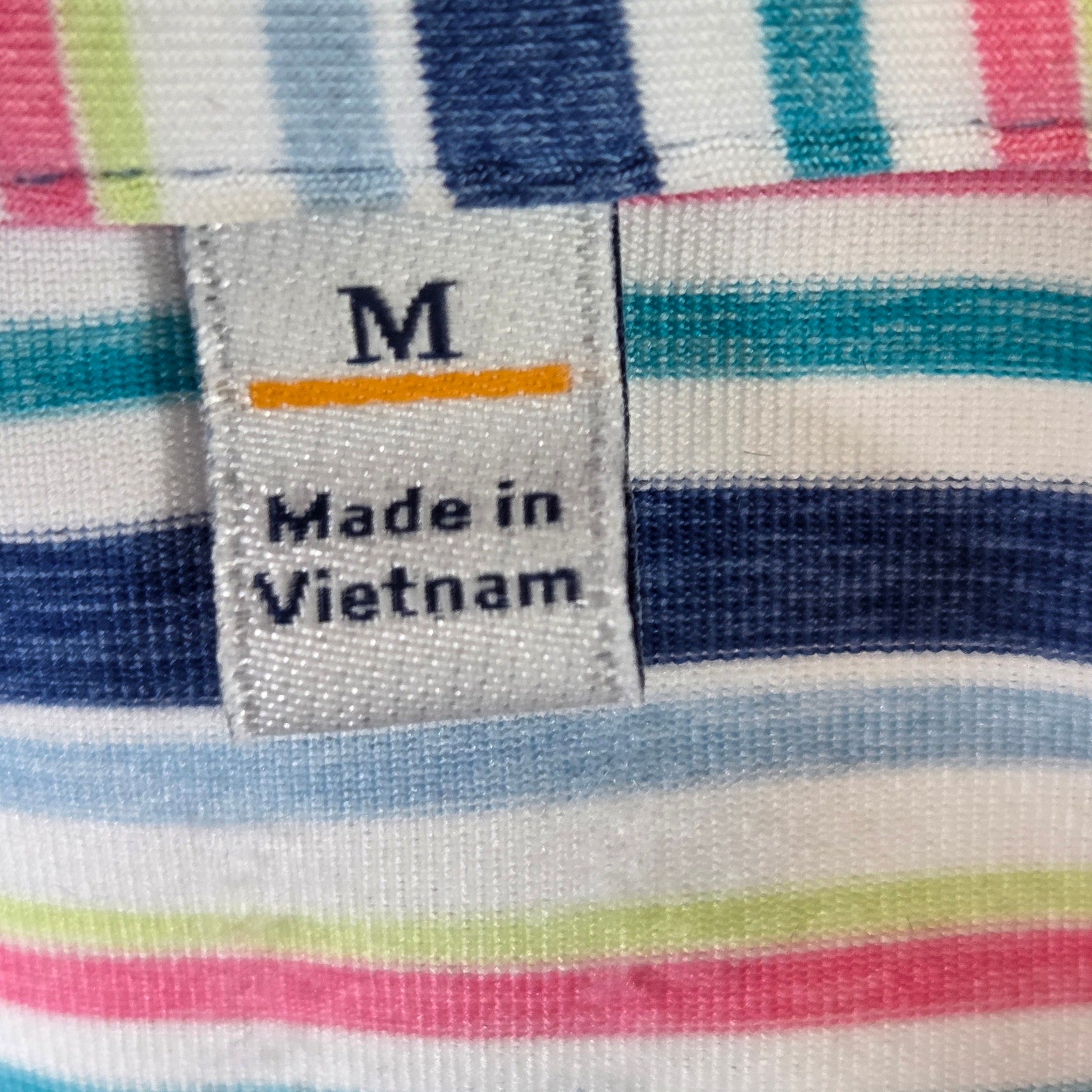 Peter Millar Summer Comfort Golf Polo Shirt Striped Performance Men M