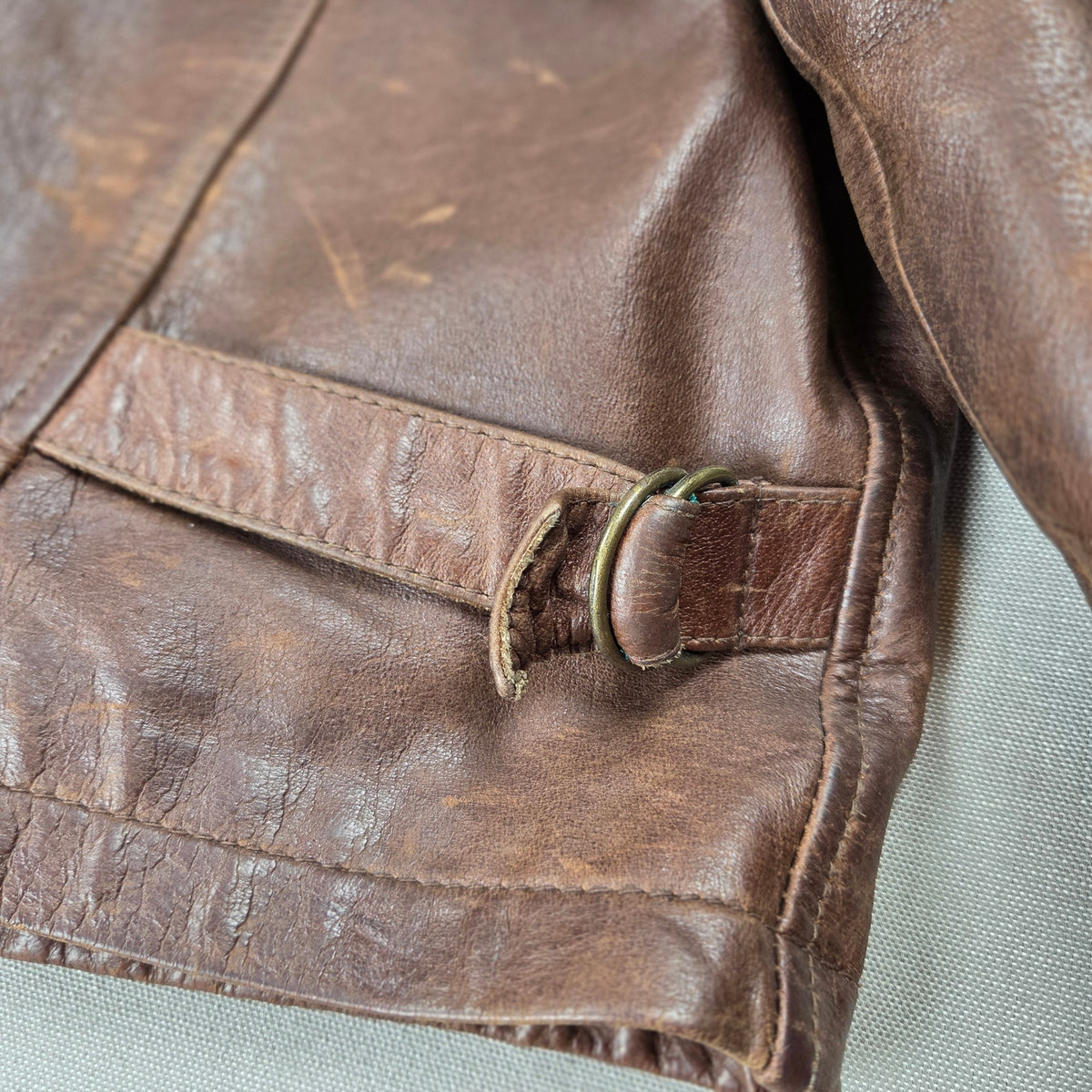 Wilsons Leather M. Julian Men's XL Brown Leather Jacket Thinsulate Zip Liner