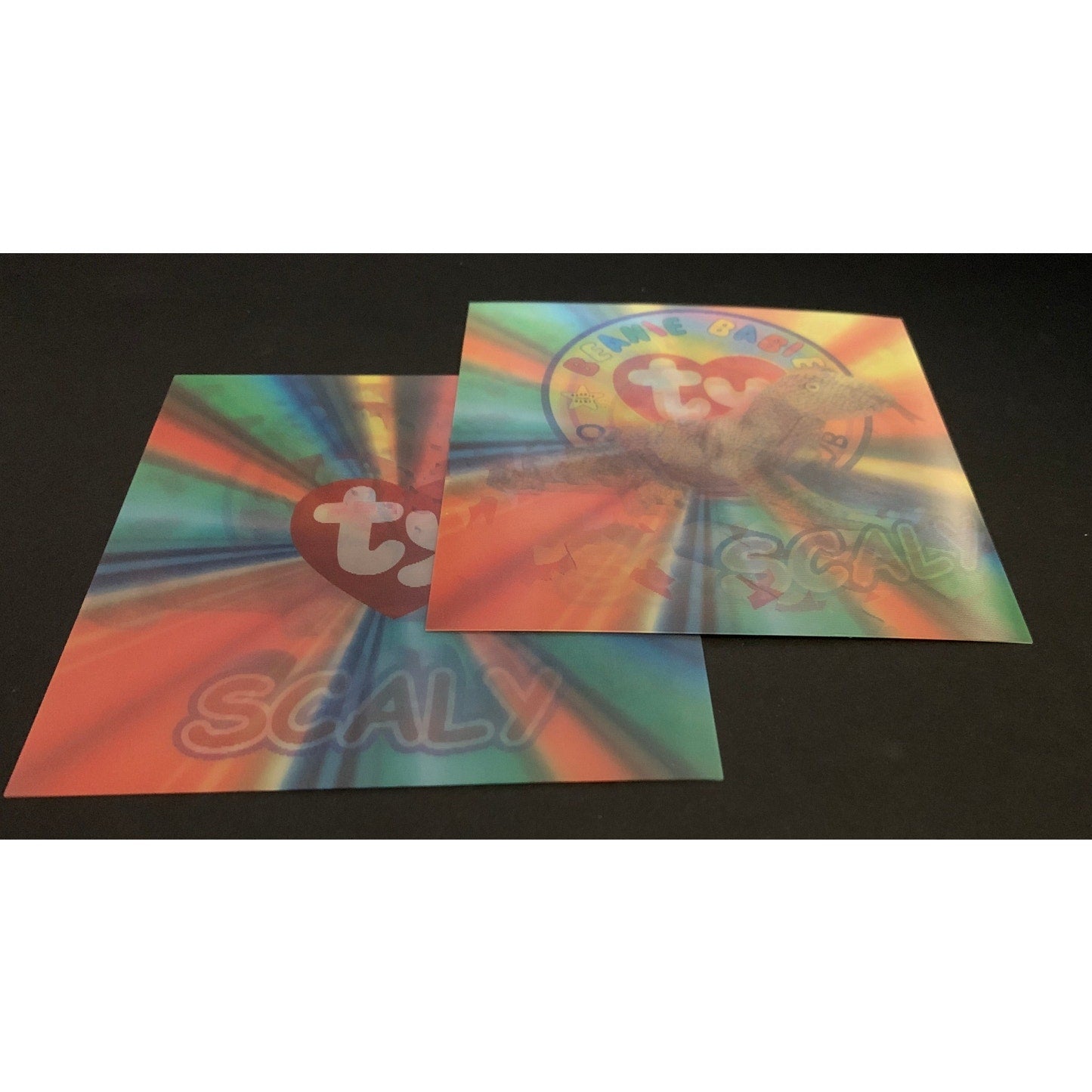1999 Ty Beanie Babies BBOC Series 4 Lenticular Hologram Card Lot Of 21