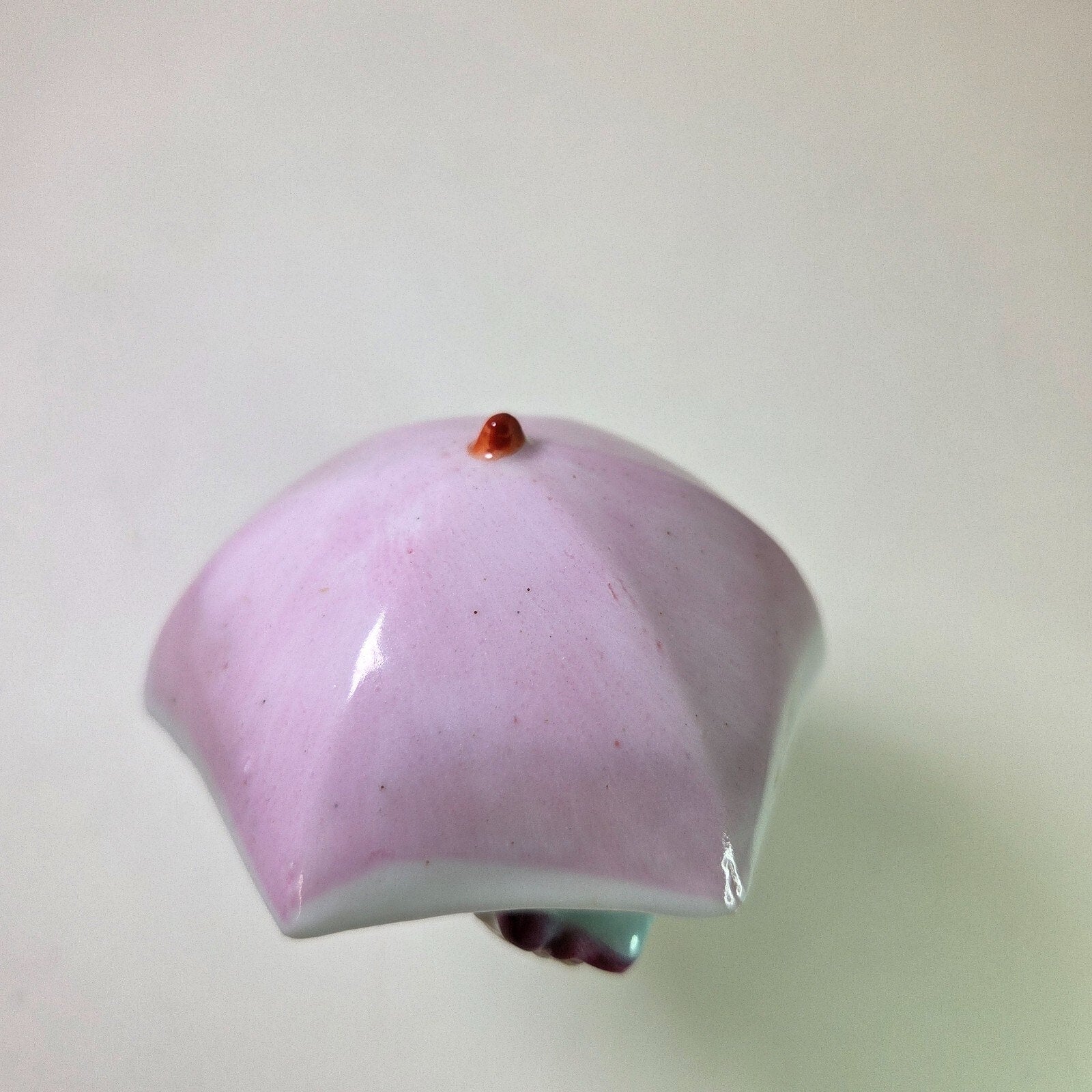 Little Miss Muffet Ceramic Figurine Made in Japan Vintage Nursery Rhyme 5.5"
