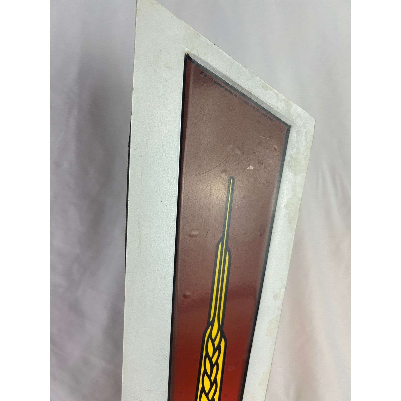 Vintage Blatz Beer Welcome Lighted Wall Sign Embosograph 34in