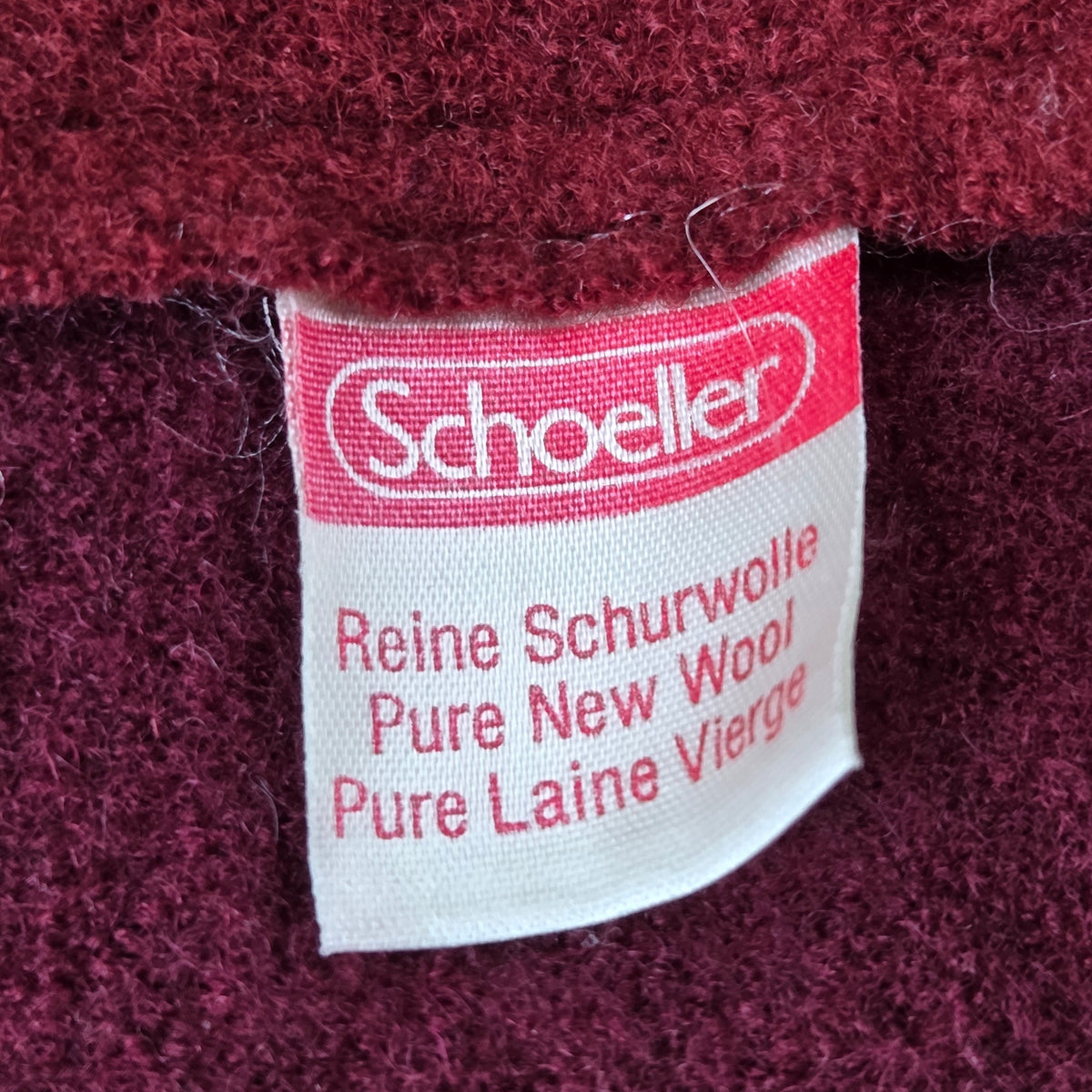 Giesswein Tirol Boiled Wool Storybook Cardigan Jacket Austria EU 38 Vintage