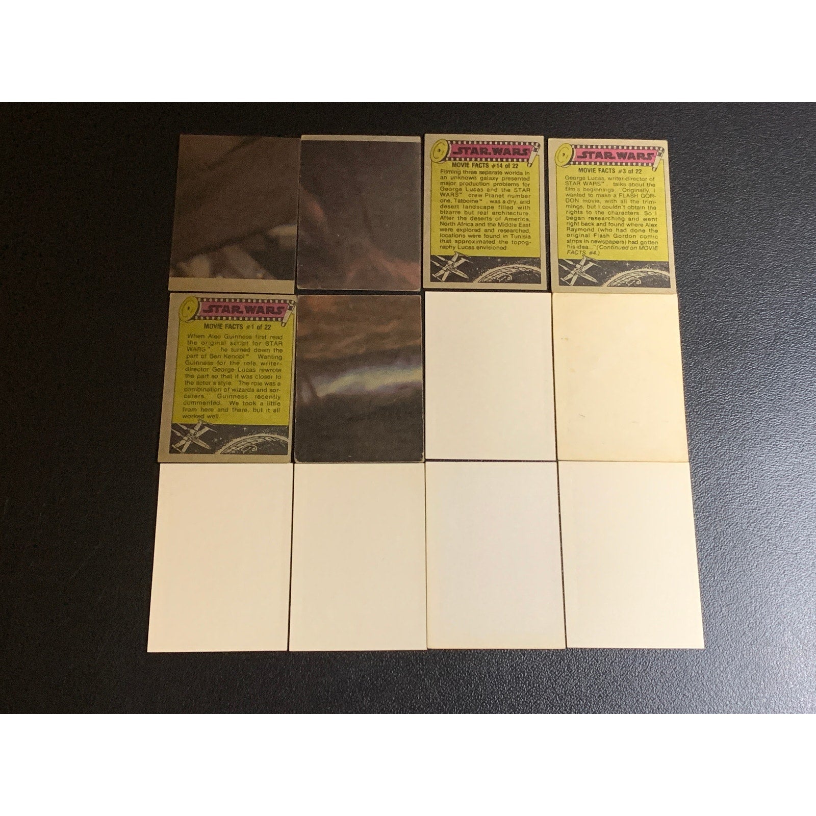 Star Wars 1978 Series 4 (B) Complete Card & Sticker Set Very Good Condition