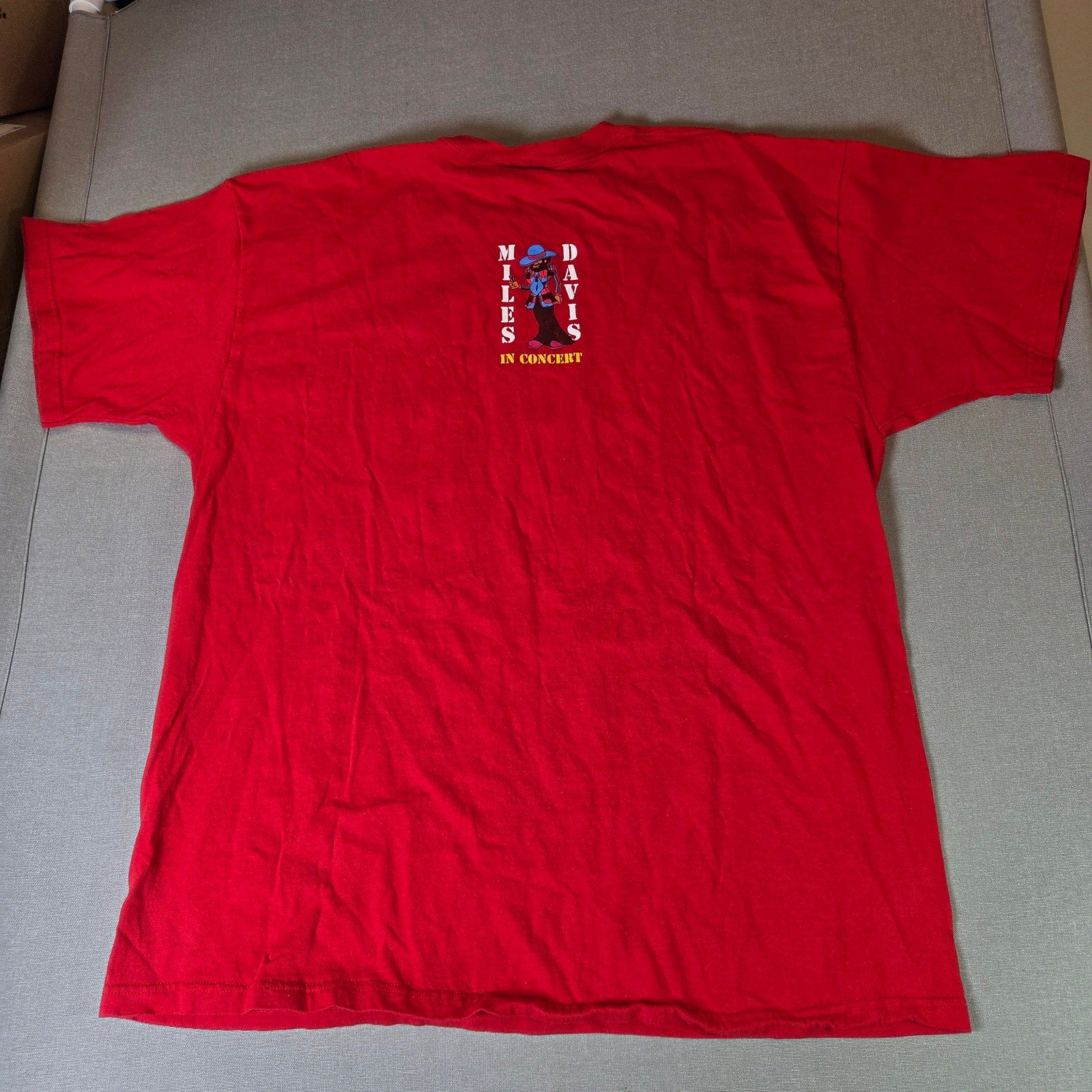 Zion Rootswear Miles Davis In Concert Cartoon Graphic T-Shirt 2XL USA Made