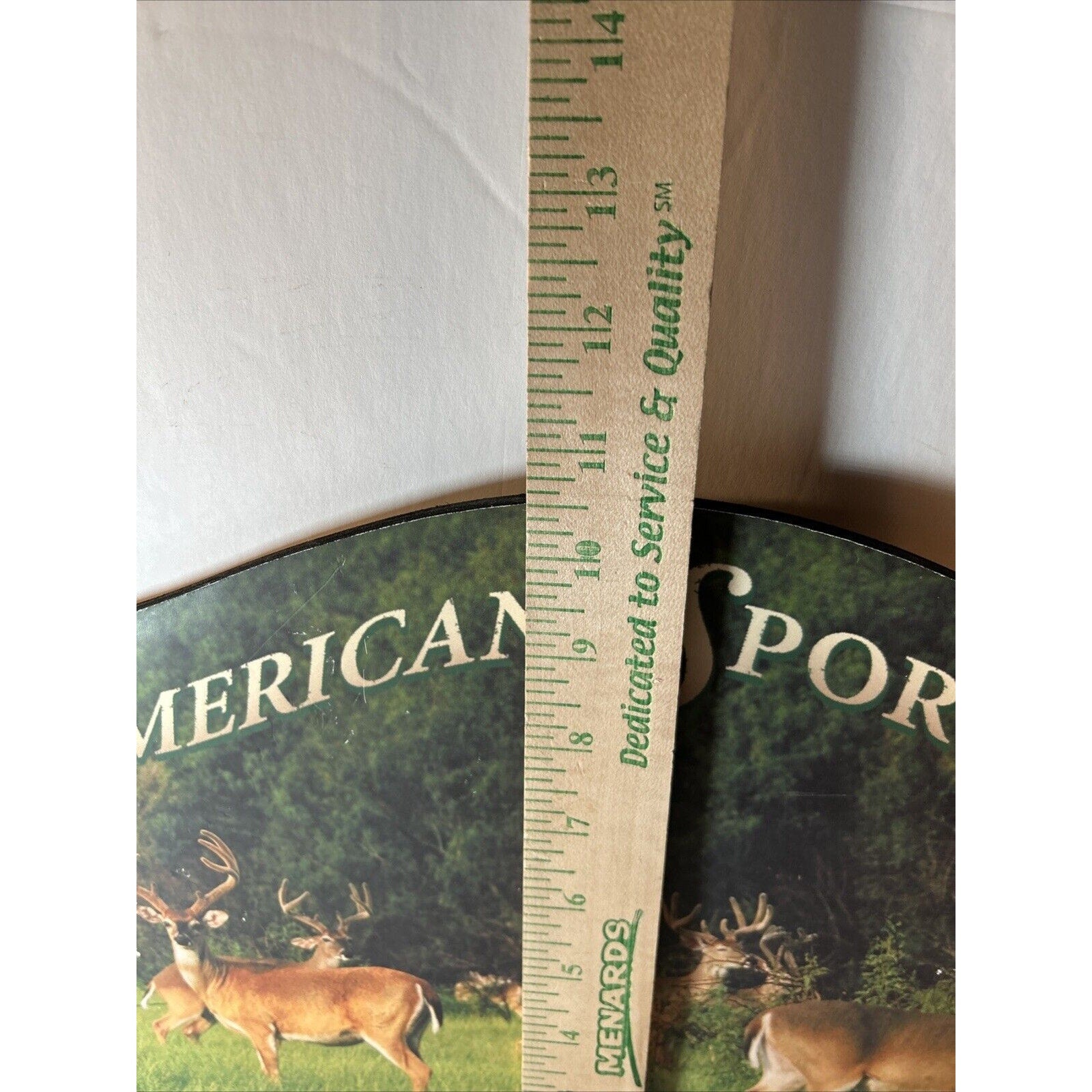 American Sportsman Hunting Club Wooden Wall Sign Deer Lodge Decor 16"x11"