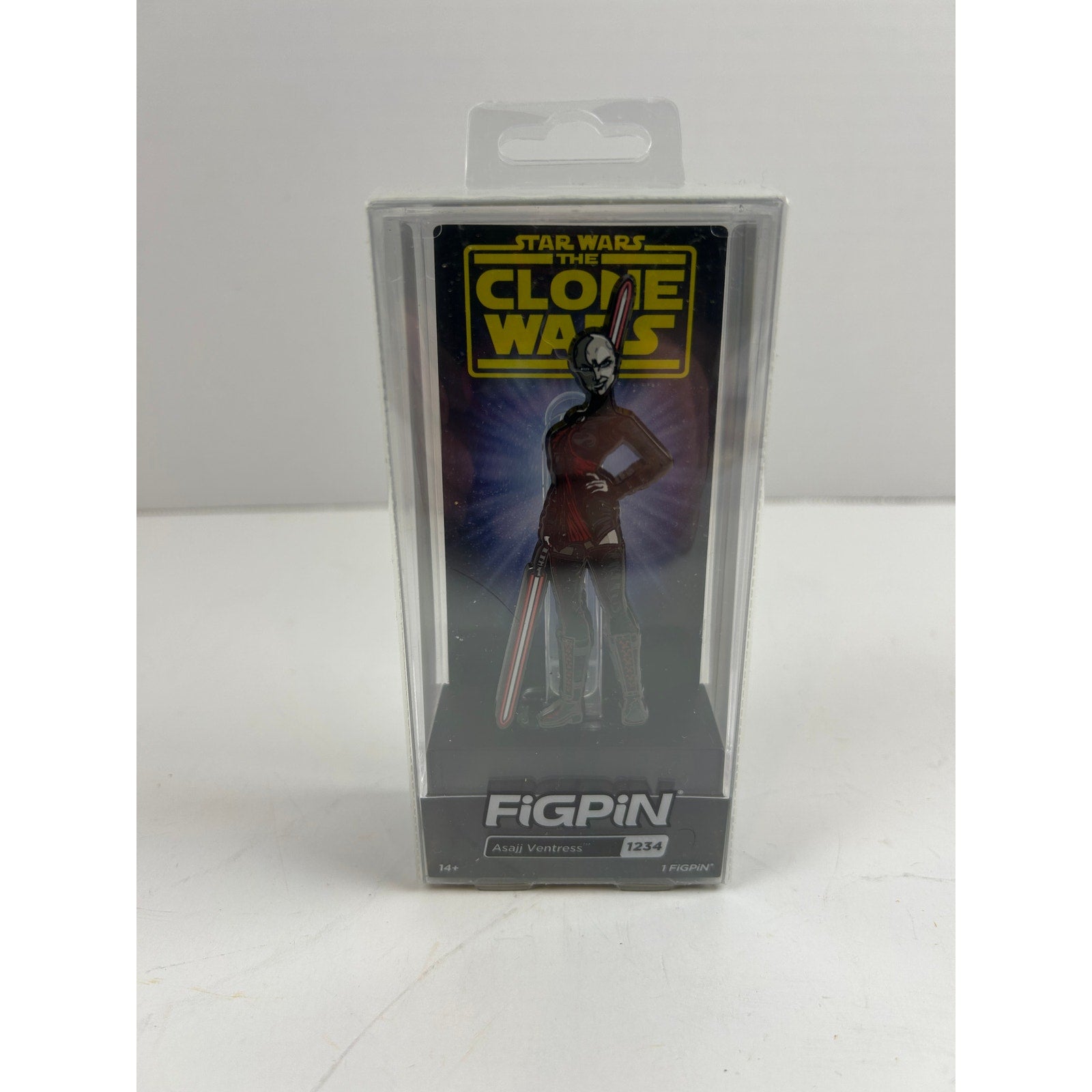 Star Wars FigPin Asajj Ventress 1234 The Clone Wars Collectible Pin
