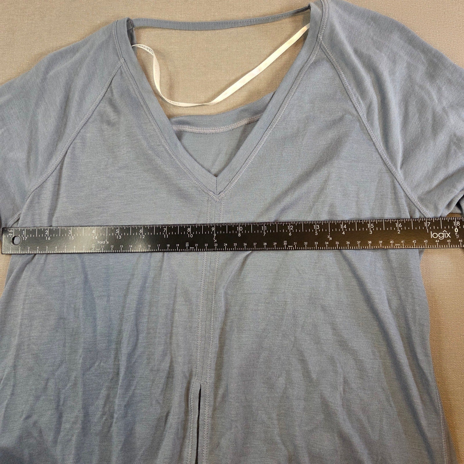 Calvin Klein Performance Long Sleeve Drawstring Top Blue XS NWT