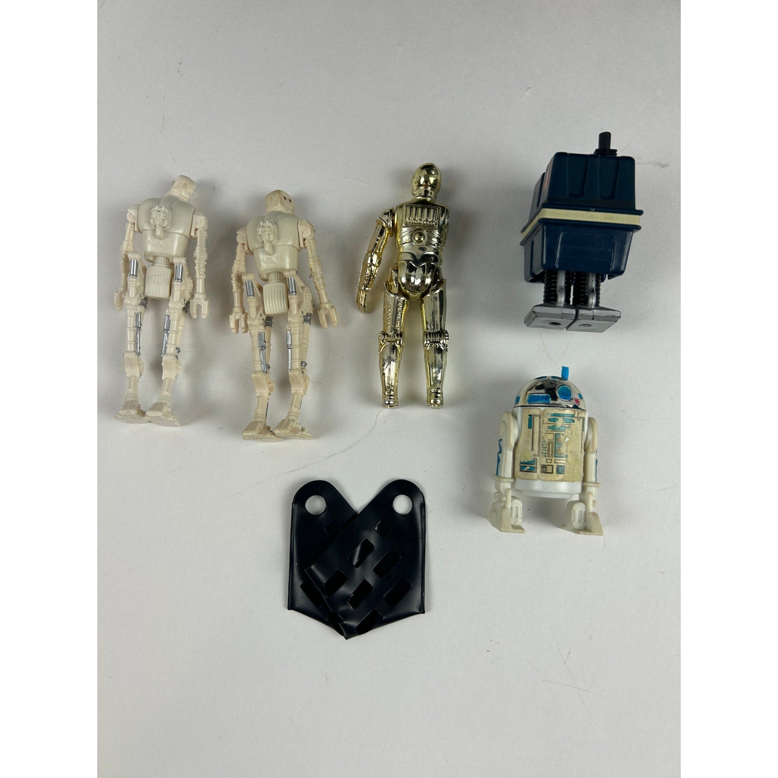 Vintage Kenner Star Wars Lot 30 Boba Leia Boushh Jawas + Vader Case