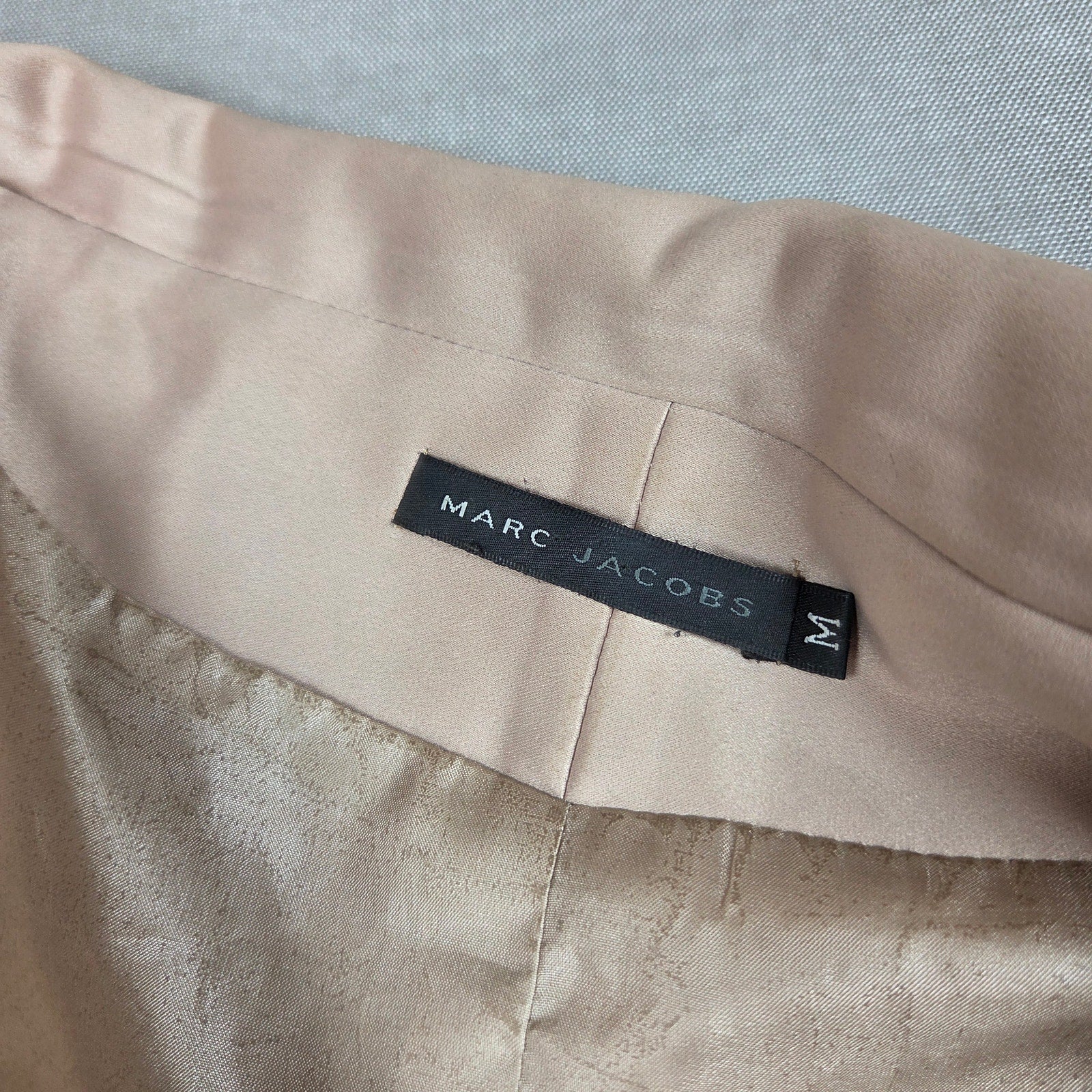 Vintage Marc Jacobs 100% Silk Belted Coat Women's M Hong Kong Designer