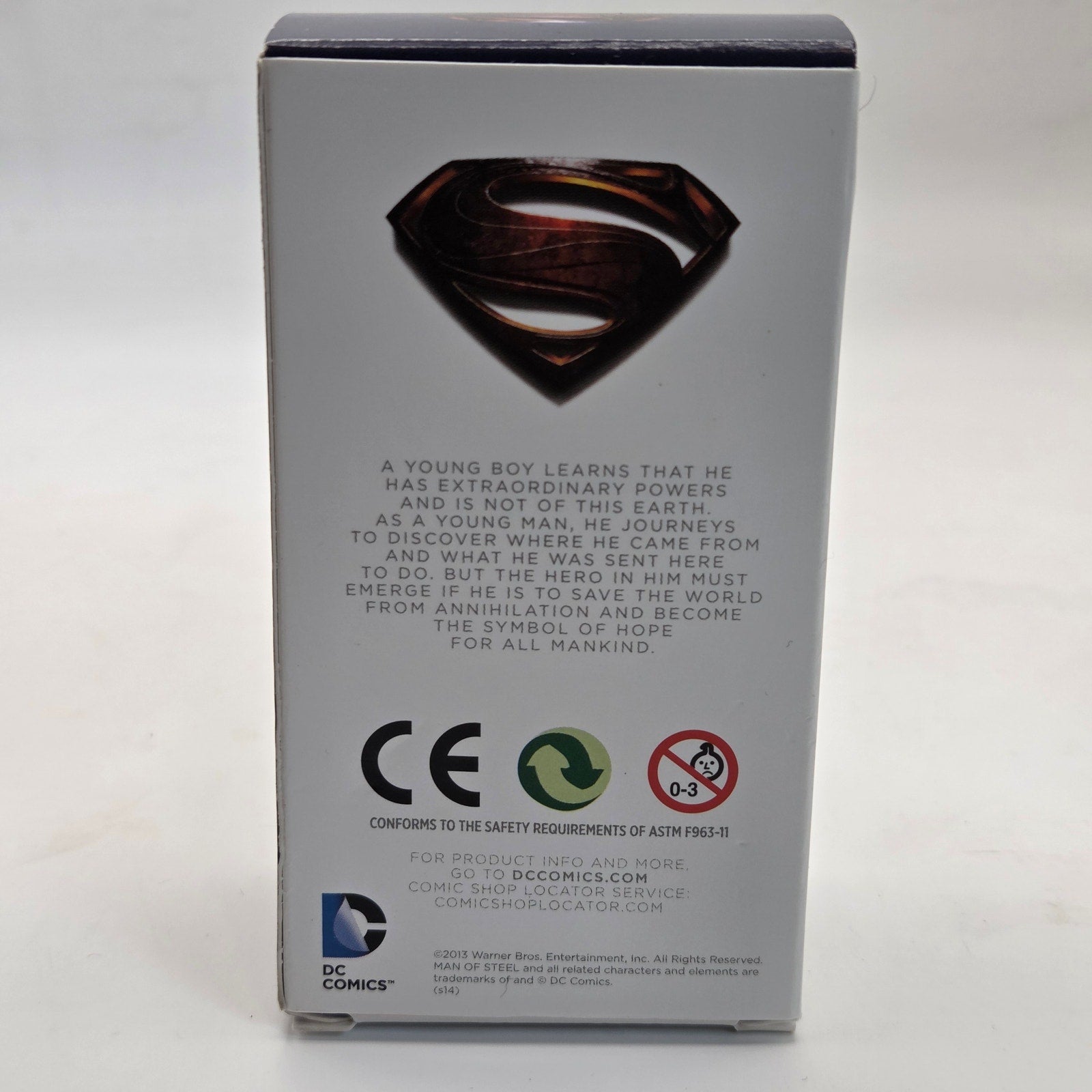 DC Collectibles Man of Steel Superman PVC Figure 3.5" 2013 Gentle Giant NIB