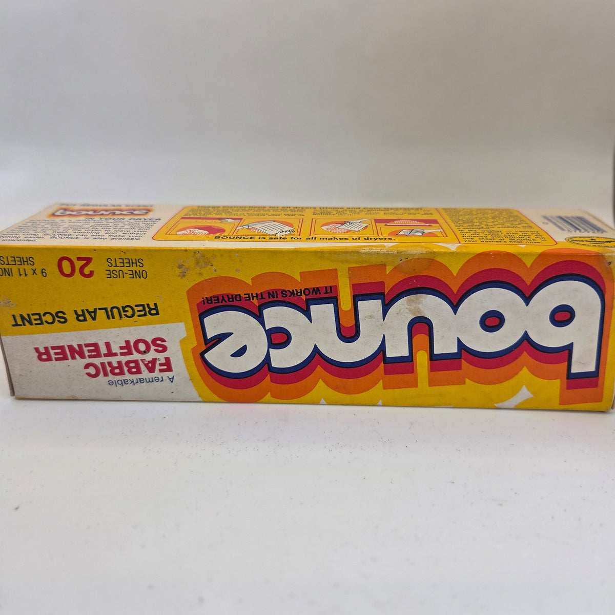 Vintage Bounce Fabric Softener 20 Dryer Sheets Sealed Box Movie Prop P&G