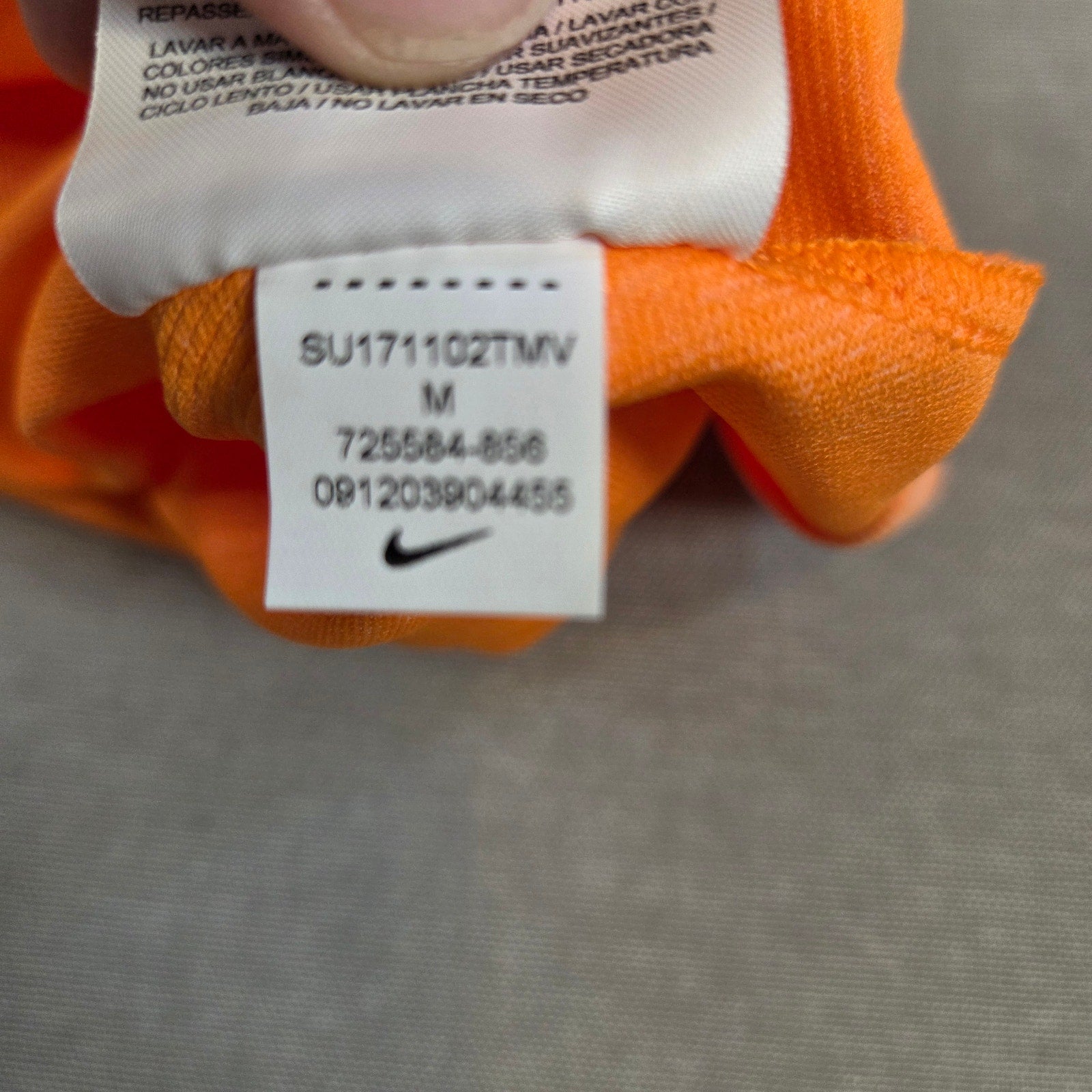 Nike Golf Women’s Dri-Fit Polo Shirt Orange Performance Top Size M NWT