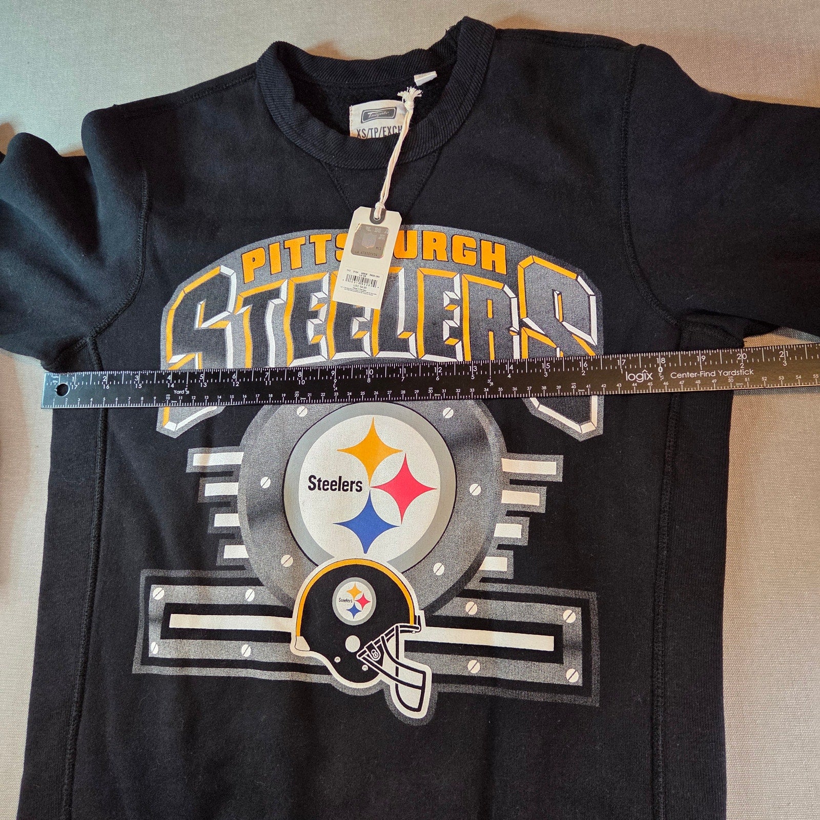 Pittsburgh Steelers Sweatshirt Tailgate Men’s XS Black NFL NWT Licensed 2019