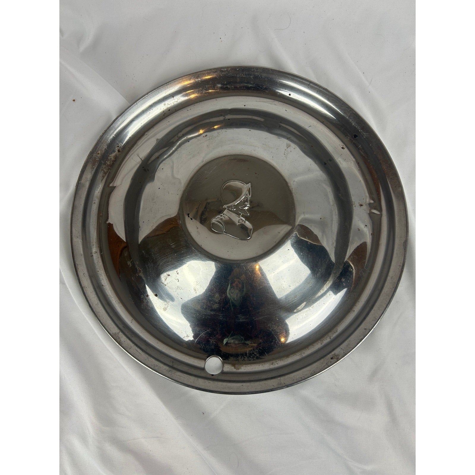 Vintage 1951–1954 DeSoto 15 Inch Chrome Hubcap Wheel Cover Part 1324552
