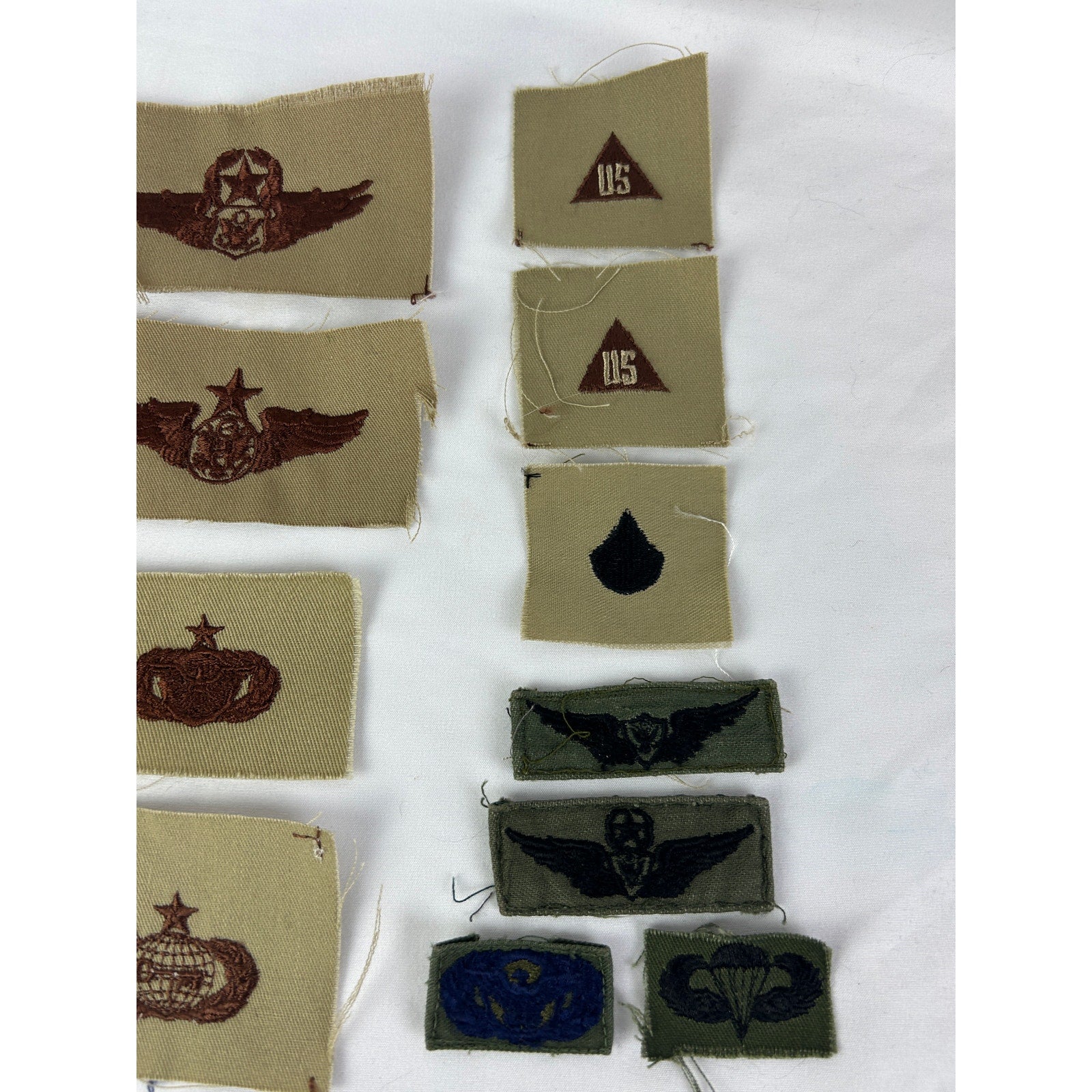 US Army Aviator Wings Patch Lot Desert Cut Badges Aircrew Airborne