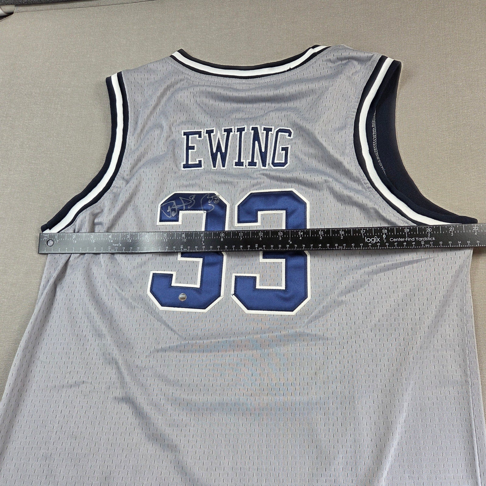 Patrick Ewing Signed Nike Georgetown Hoyas #33 Jersey XL Steiner COA 2012