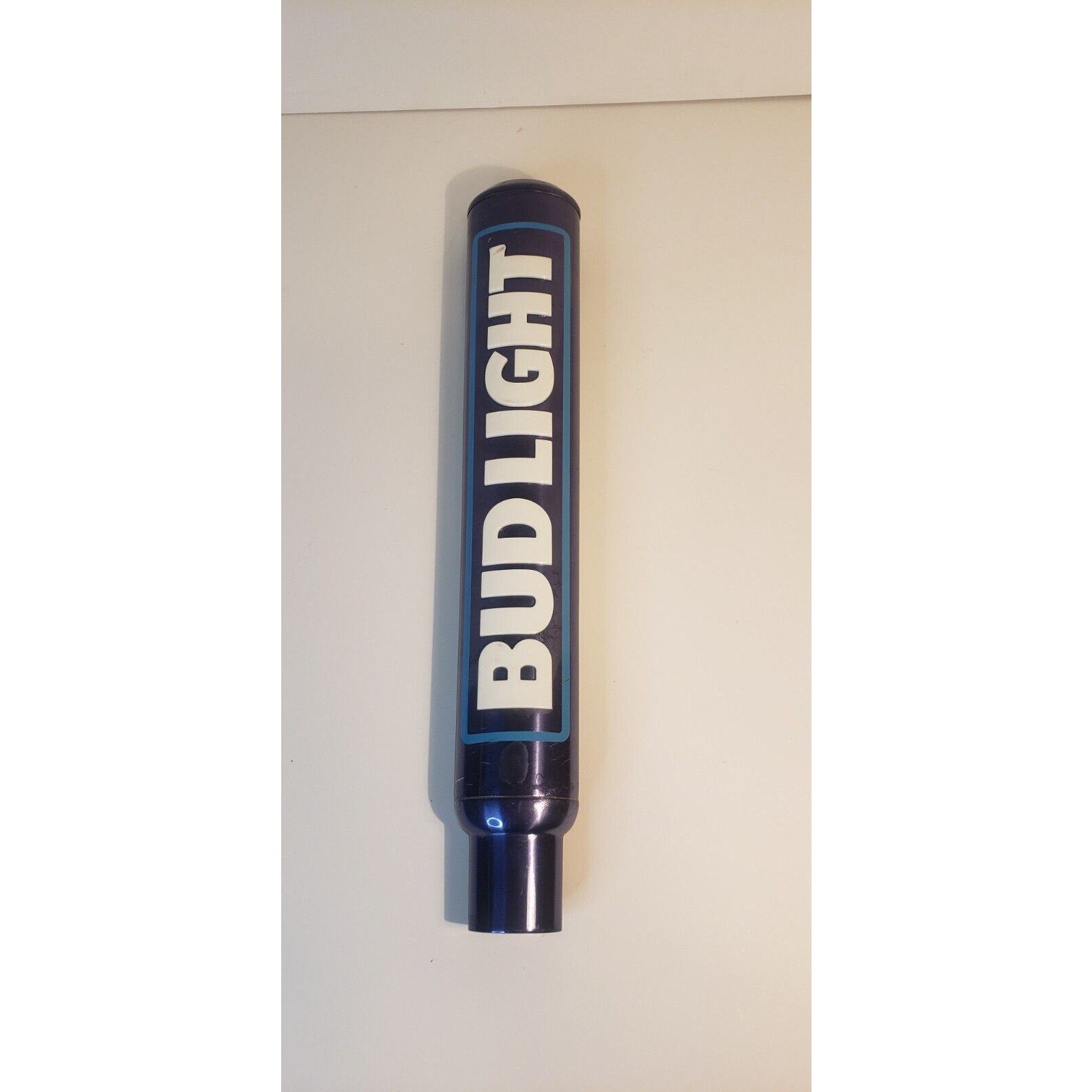 Bud Light Aluminum Blue Logo Beer Tap Handle 12” Tall