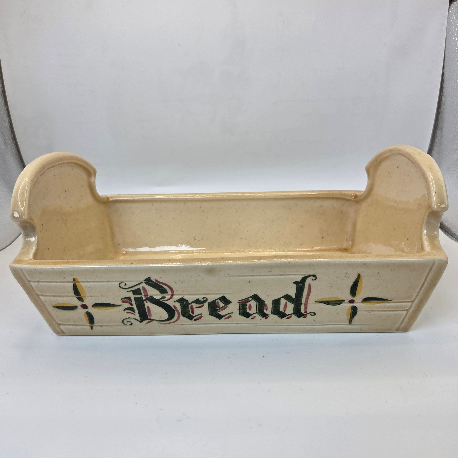 Metlox Poppytrail Rooster Bread Holder Vintage California Pottery Bread Tray