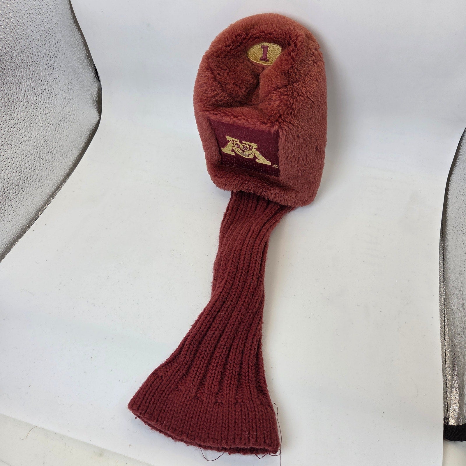 Minnesota Golden Gophers Golf Headcover Lot Towel Covers 1 3 X Iron NCAA