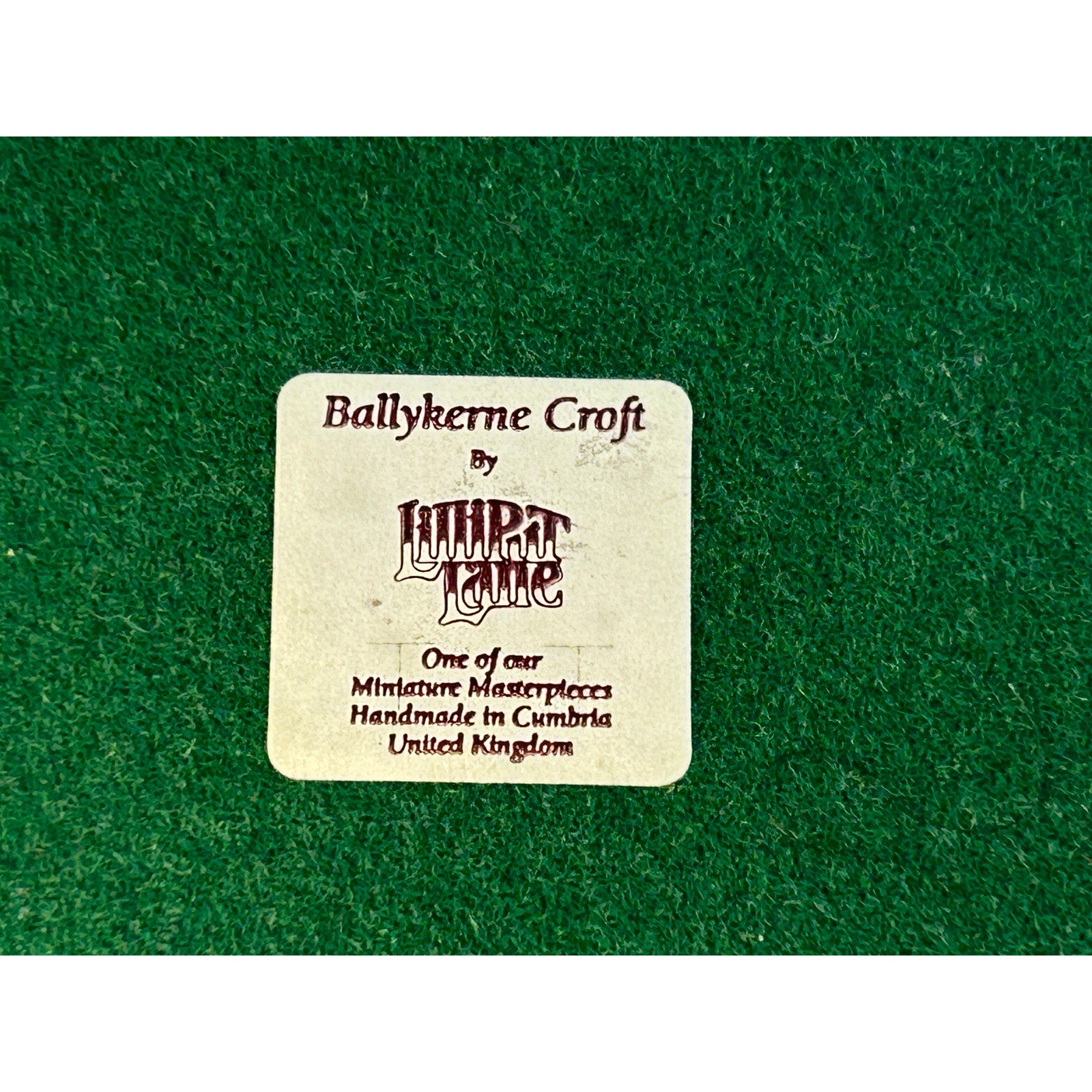 Lilliput Lane Ballykerne Croft Cottage 1989 Irish Collection Boxed with Deed