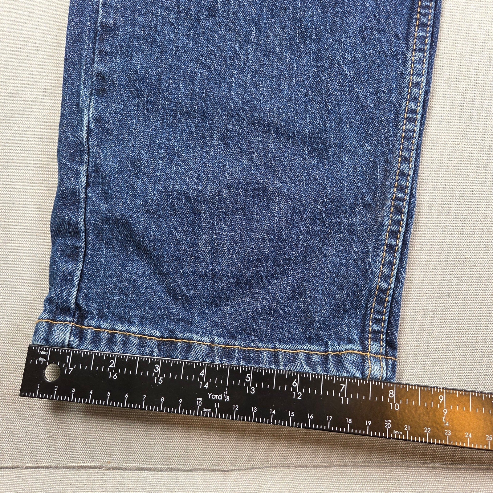 Levi's 505 Regular Fit Jeans Men's 38x32 Dark Wash Straight Leg Mexico