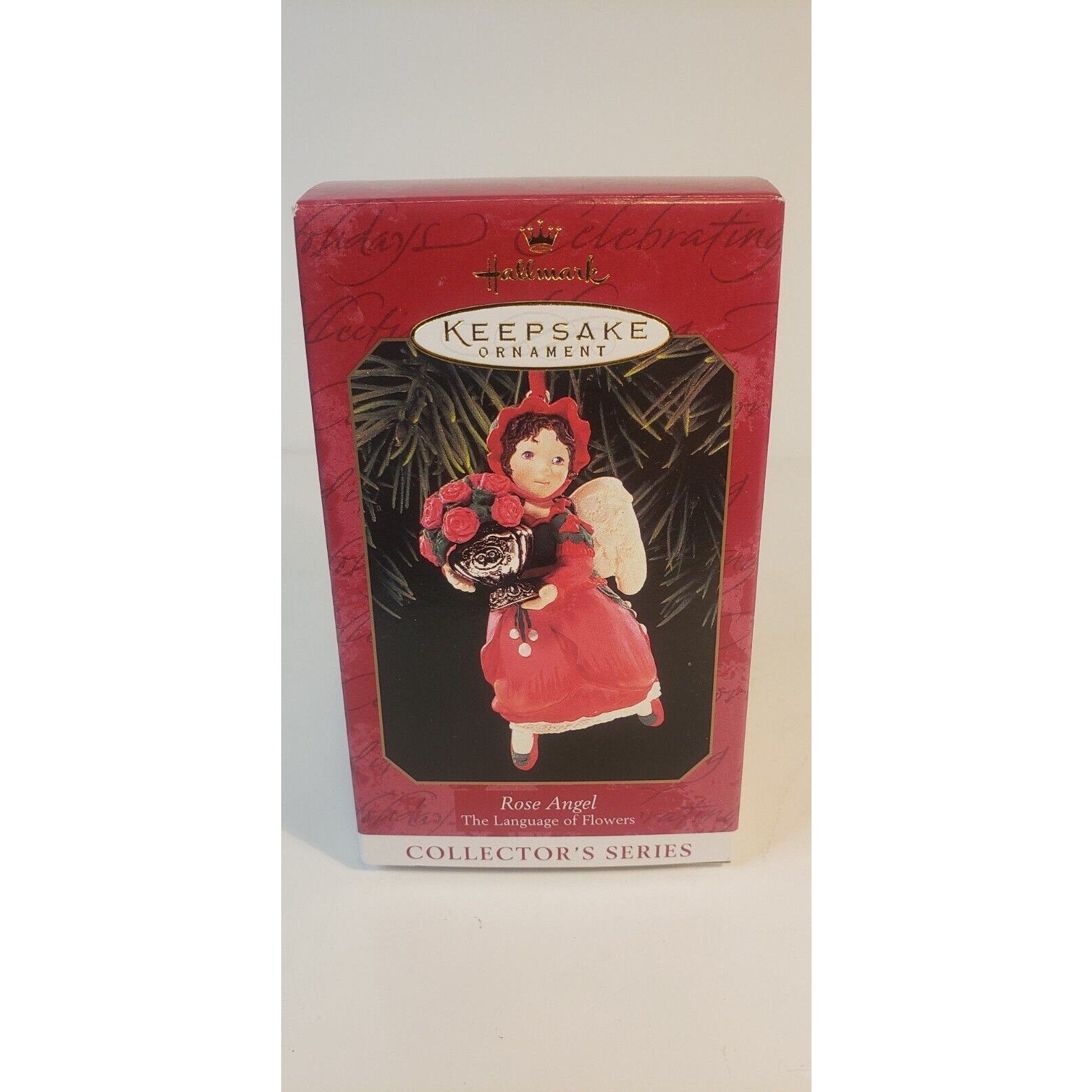 Hallmark Keepsake Christmas Ornament Rose Angel Collectors Series 1999
