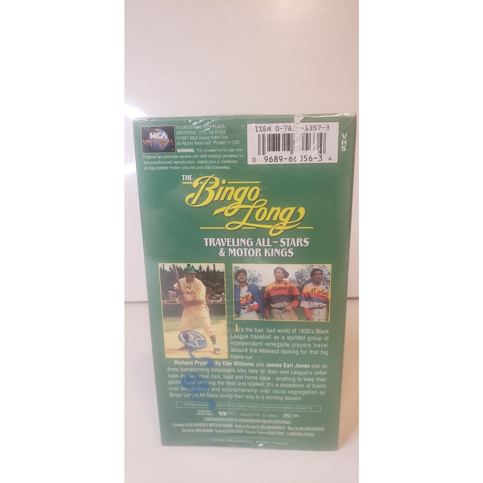 The Bingo Long Traveling All-Stars and Motor Kings VHS 1997 New Sealed