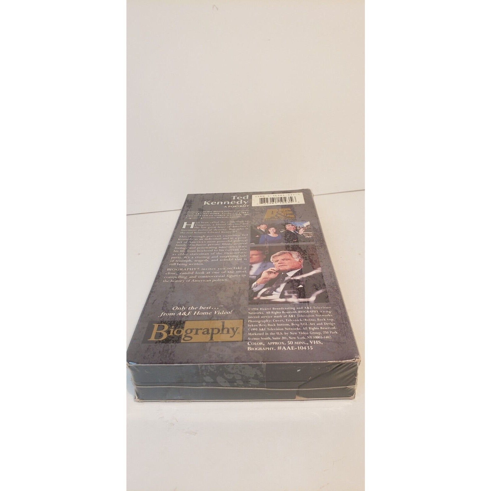 A&E Biography Ted Kennedy A Portrait 1995 VHS New Sealed