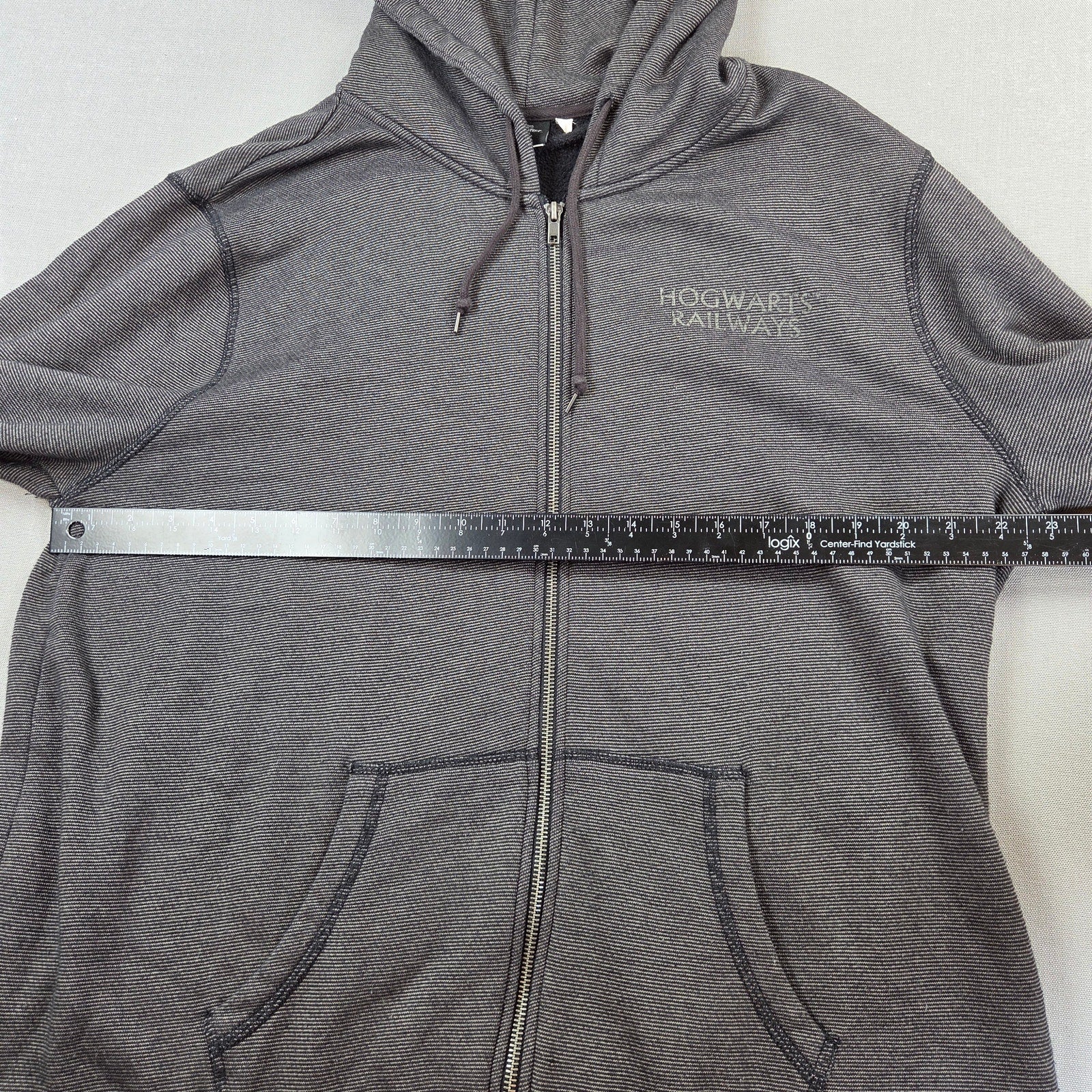 Harry Potter Hogwarts Railways Full Zip Hoodie Universal Studios Mens XL
